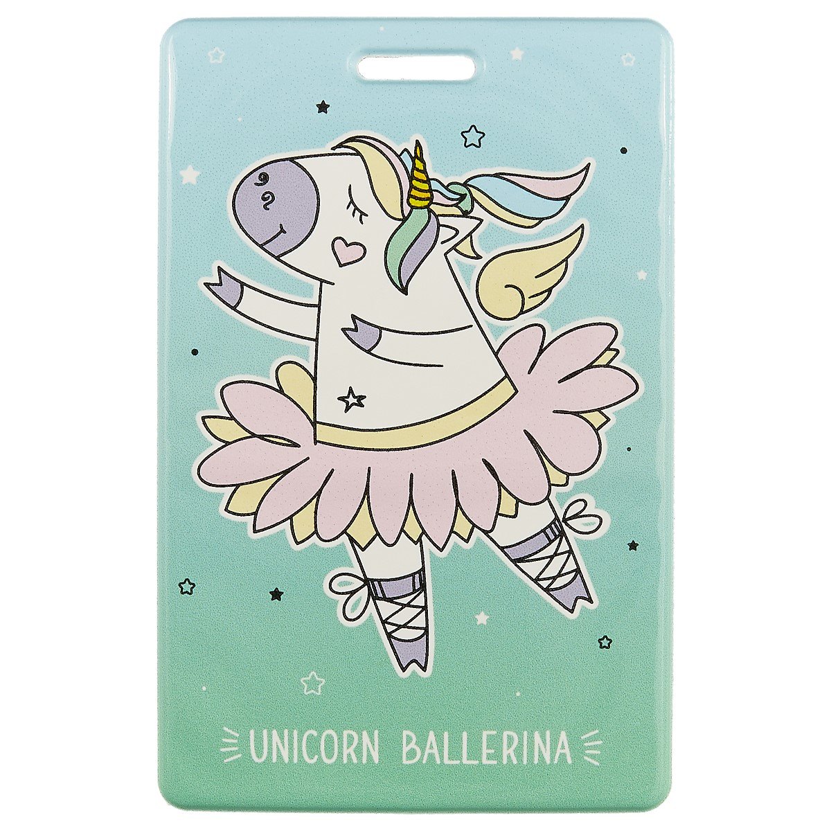 

Чехол для карточек Unicorn ballerina зеленый градиент (ДК2018-141)