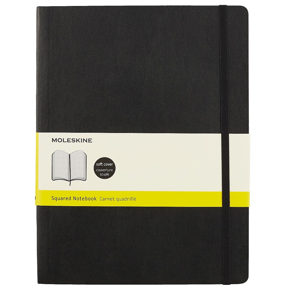 

Книга для записей А5 120л "CLASSIC SOFT Large", интегр.перепл., черн, инд.уп., Moleskine