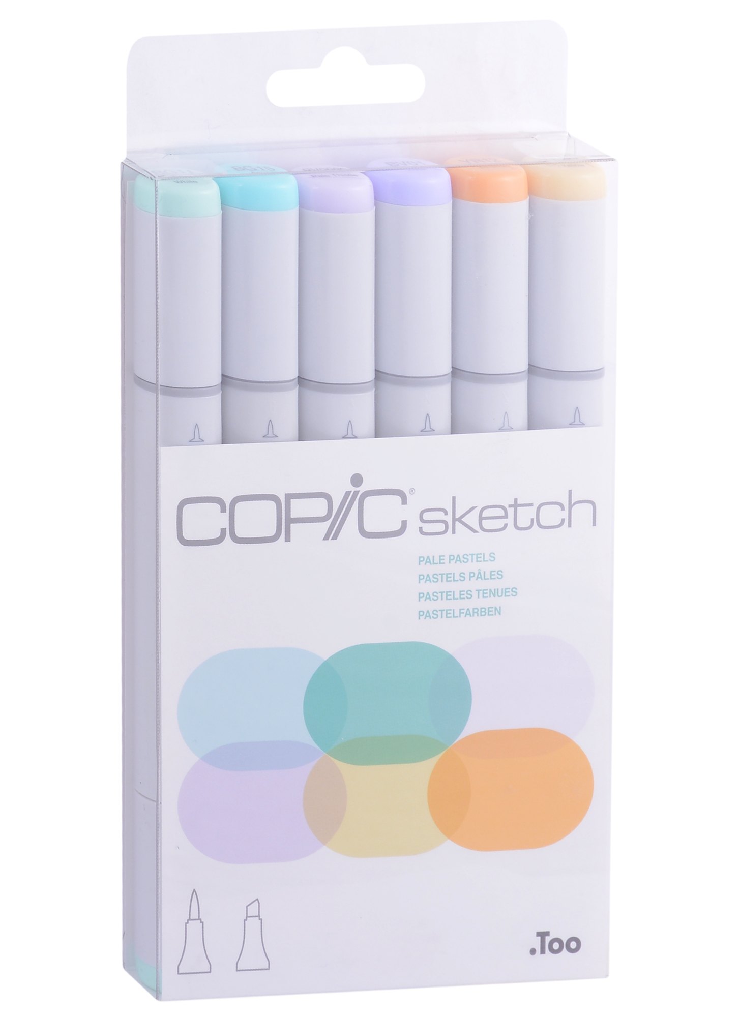 

Набор маркеров Copic Sketch пастельные тона 6цв