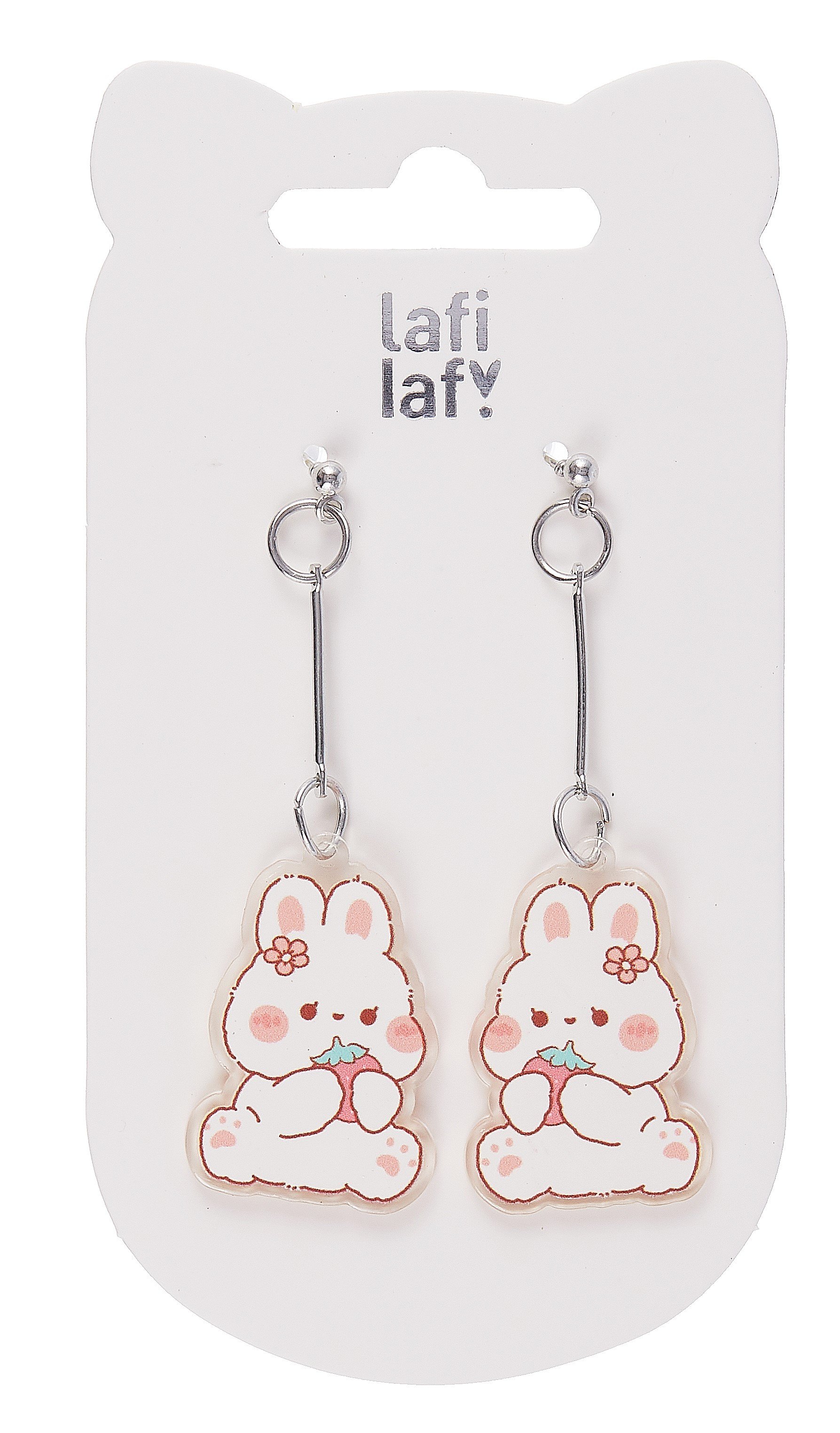 

Сережки Kawaii Зайки (акрил) (12-00626-EA08), Lafilaf