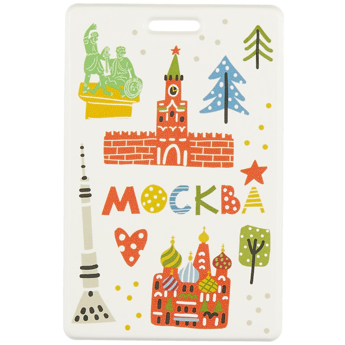 

Чехол для карточек Москва Символы города (ДГ2019-230)