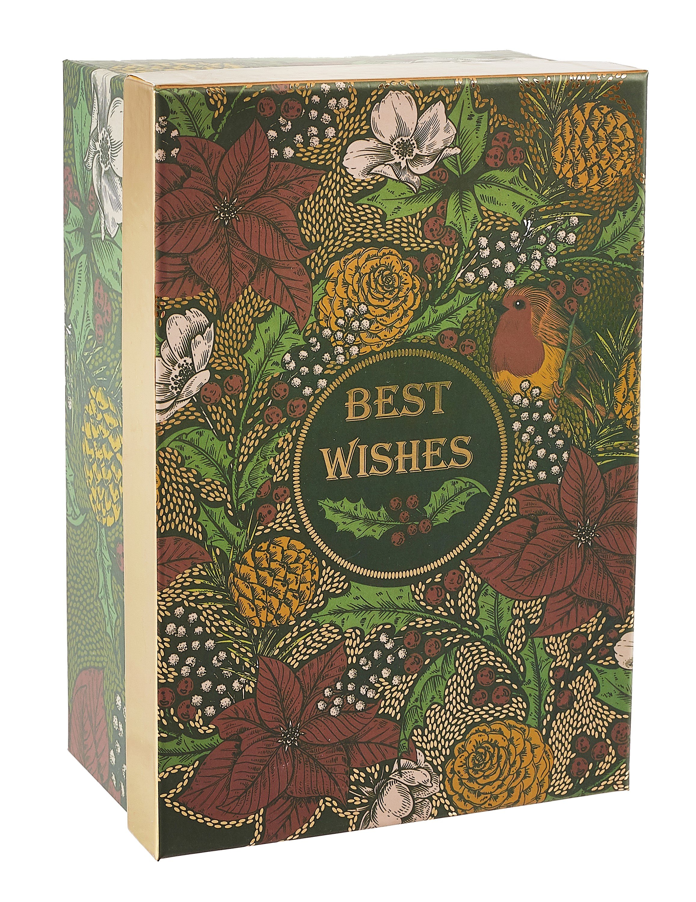 

Коробка подарочная "Best wishes" 21*14*8.5, картон