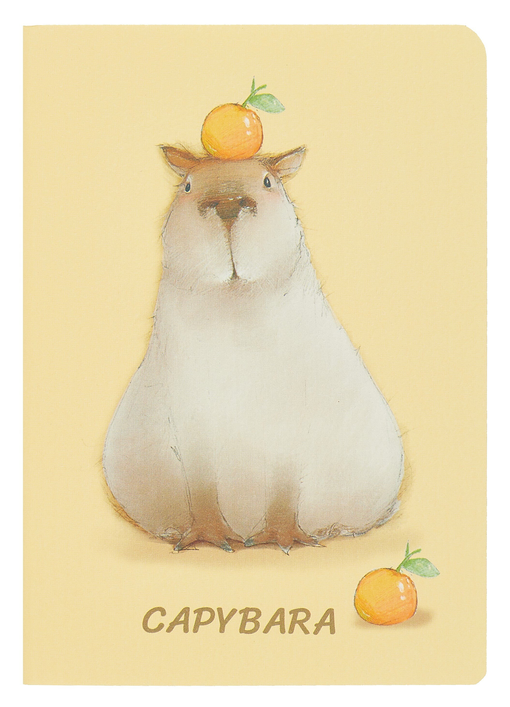 

Записная книжка А7 30л кл. "Чувиляева. Capybara" сшивка, тонир.блок