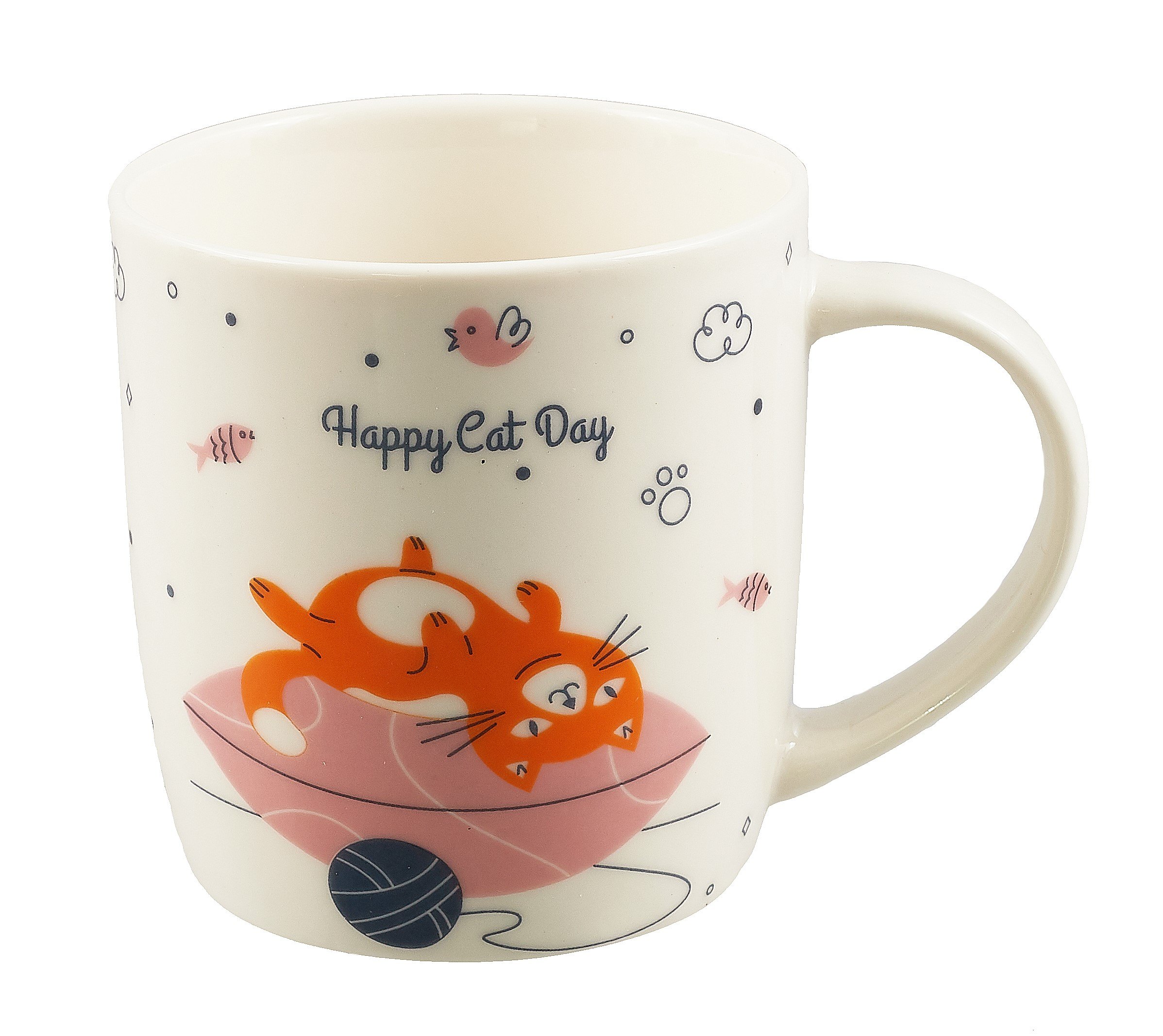 

Кружка Котенок Happy Cat Day (керамика) (340 мл) (12-15068-М06)