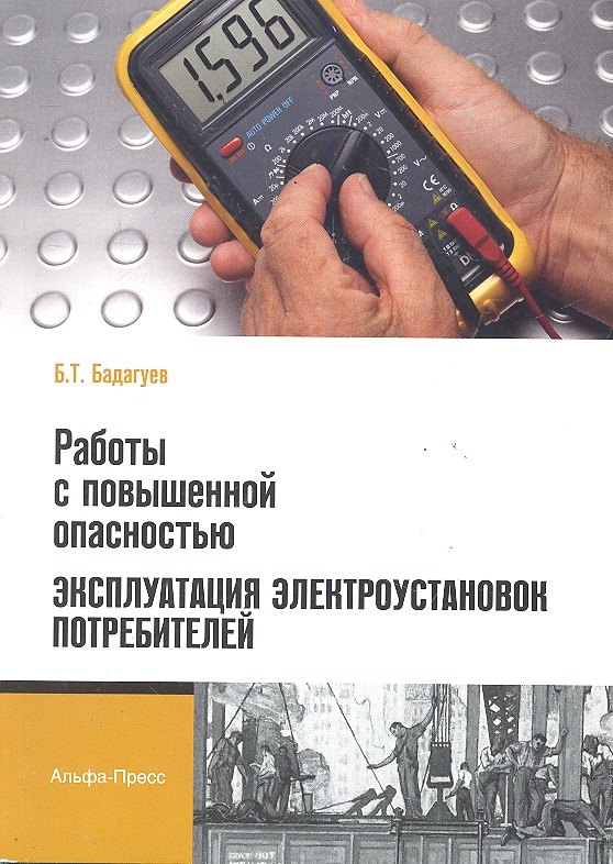 Работы с повышенной опасностью Эксплуатация электроустановок потребителей мягк Бадагуев Б Альфа-пресс 259₽