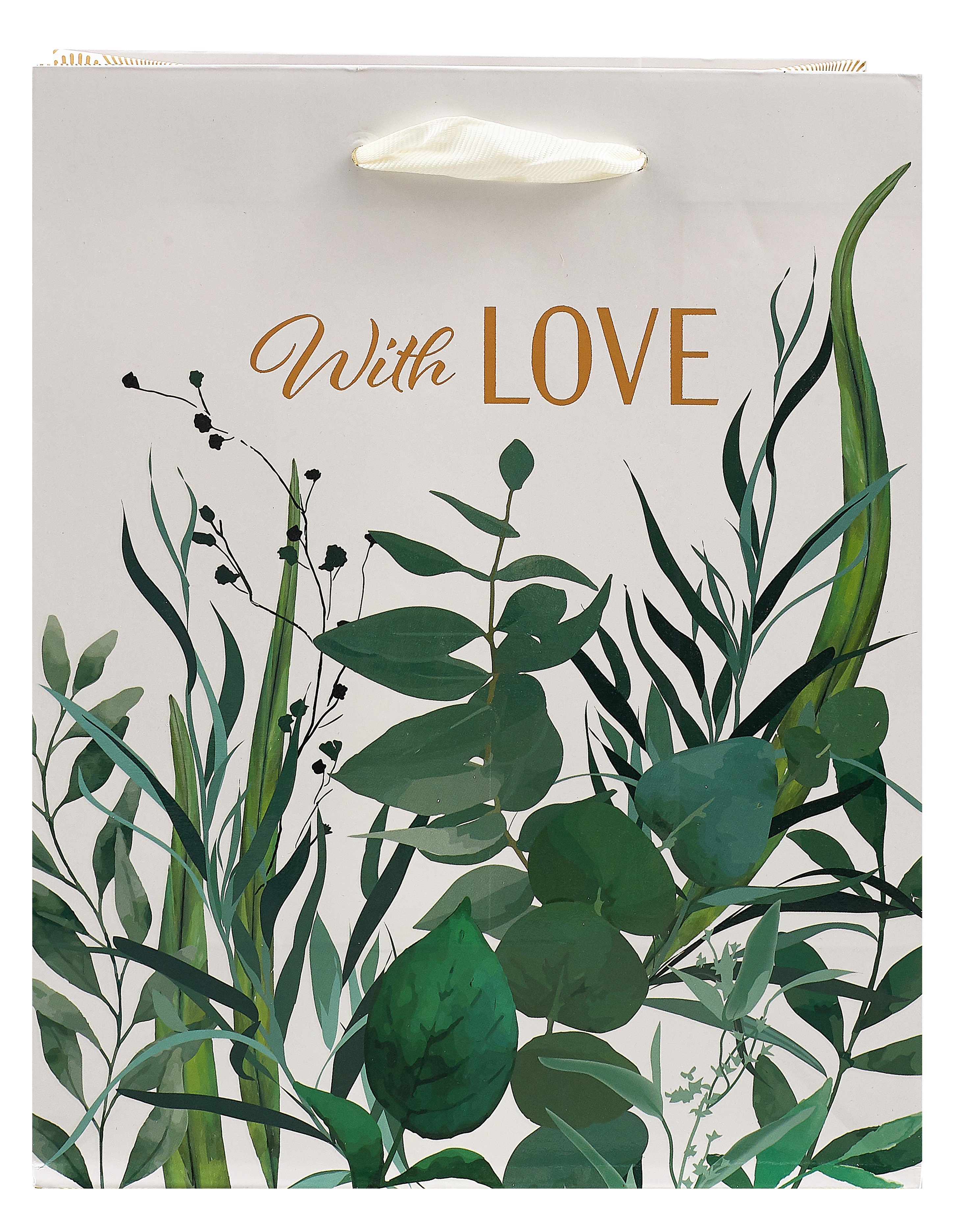 

Пакет А5 23*18*10 "With love " жен., бум.мат.ламинат