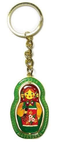 

Сувенир, Акм, Брелок, Матрешка, h=5,5 см, металлический, в ассортименте