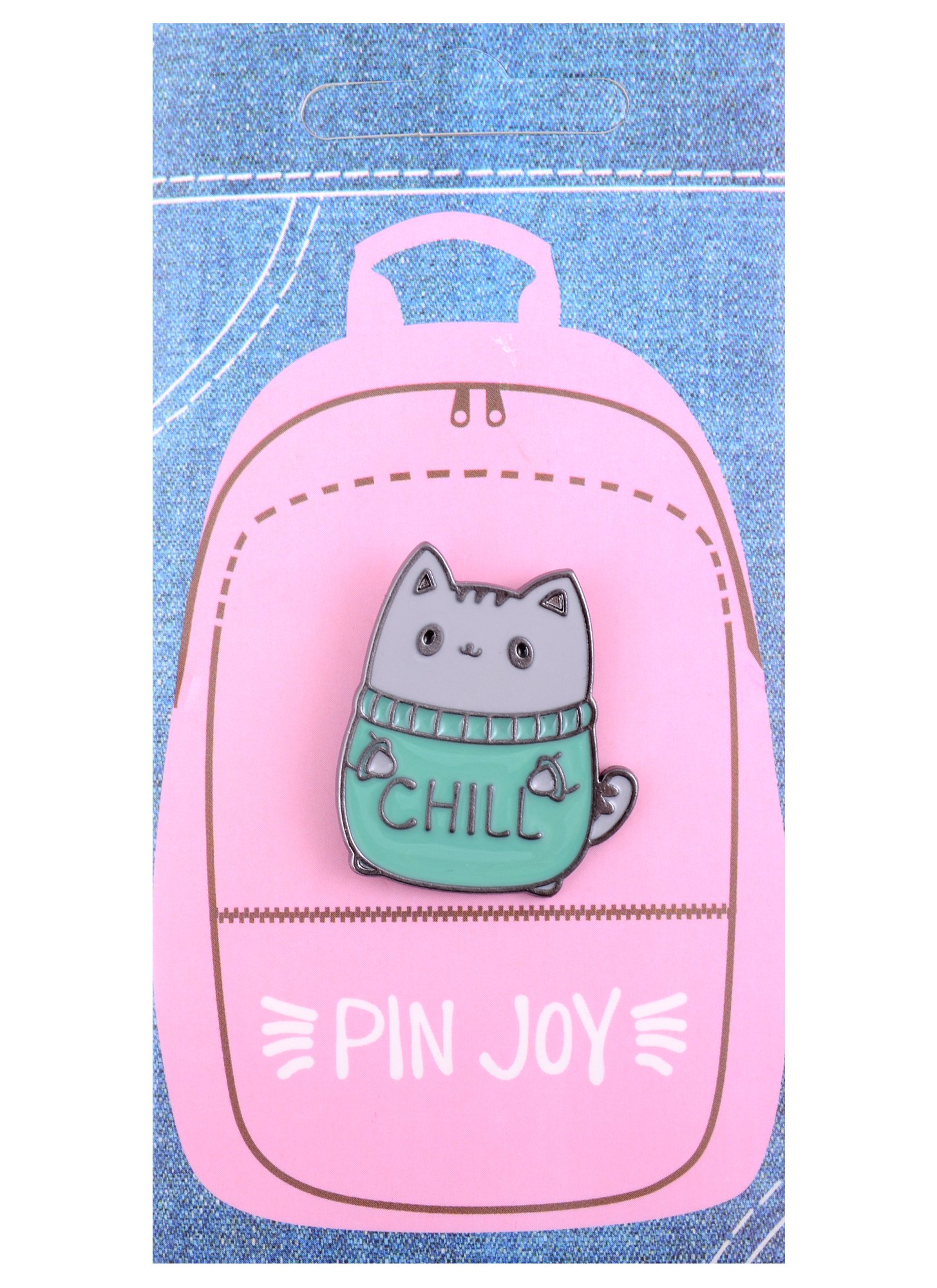 

Значок Pin Joy Котик Chill (металл) (12-08599-928)