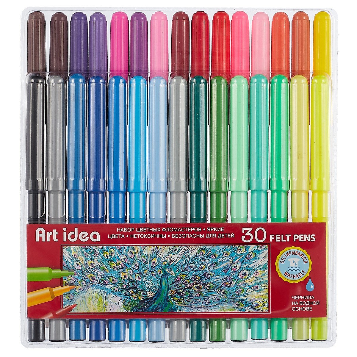 

Фломастеры Art idea, 30 цветов