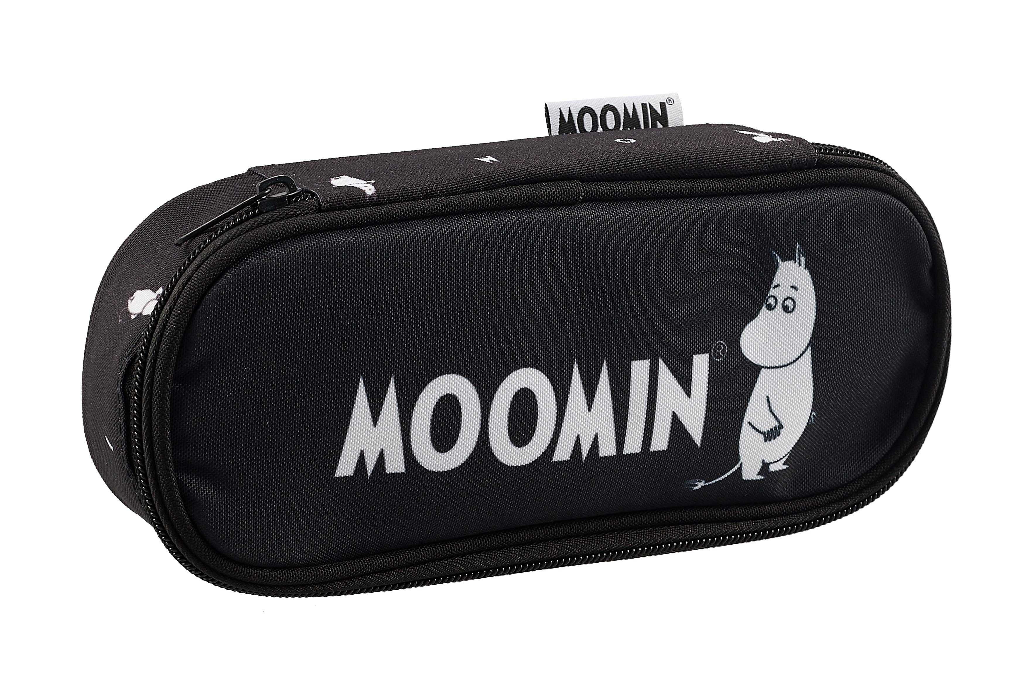 

Пенал-косметичка "Moomin" овальный, полиэстер, молния