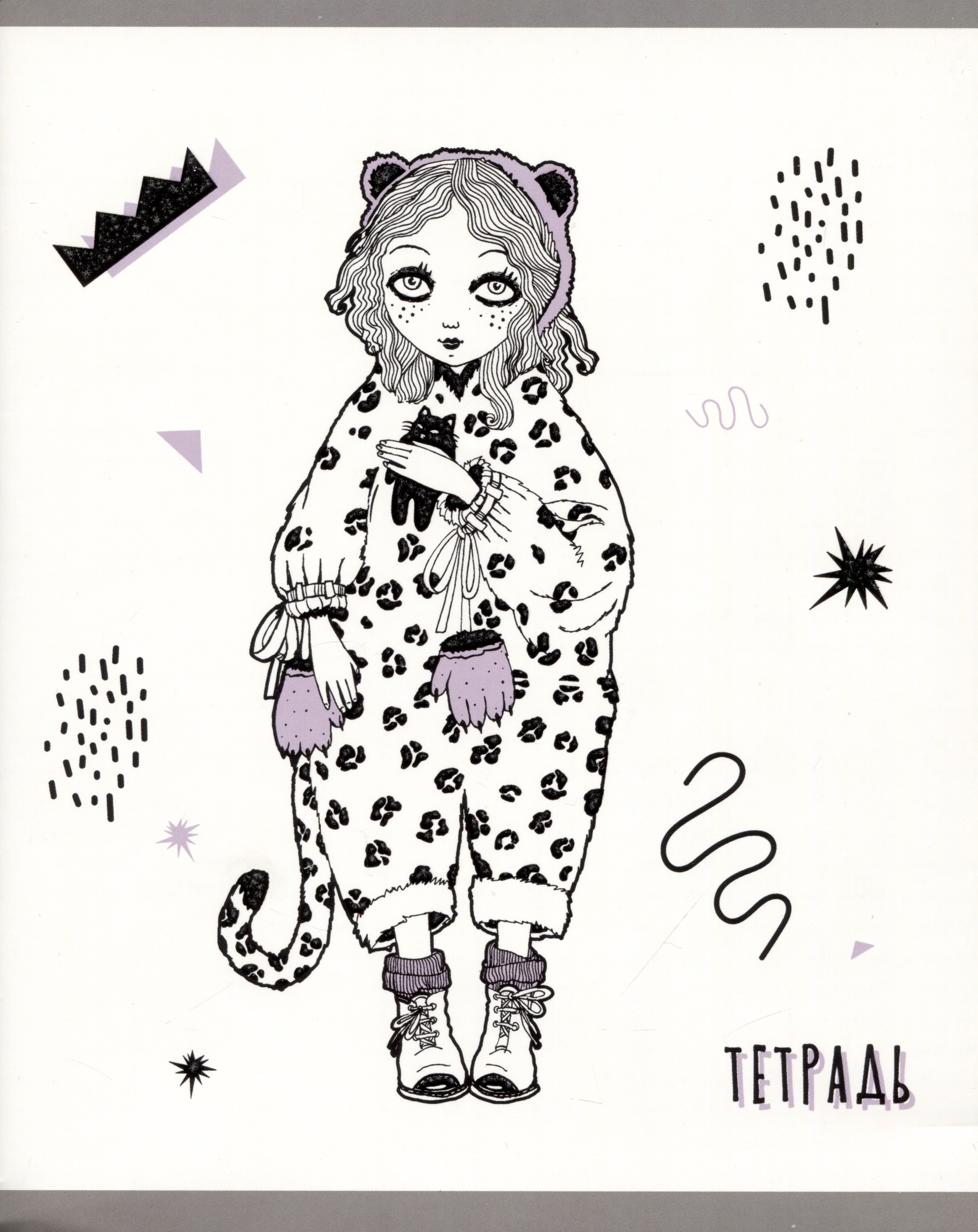 

Тетрадь в клетку Listoff, Kitty girls, 96 листов, в ассортименте