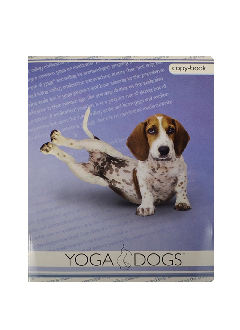 

Тетрадь в линейку Yoga Dogs, 48 листов, в ассортименте