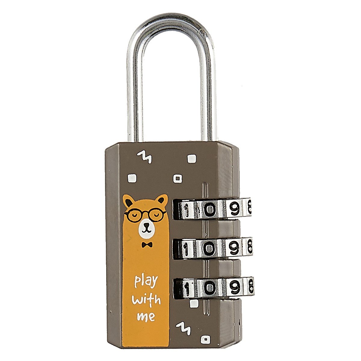 Замочек кодовый Play with me животные металл блистер 12-22716-JY-80034 290₽