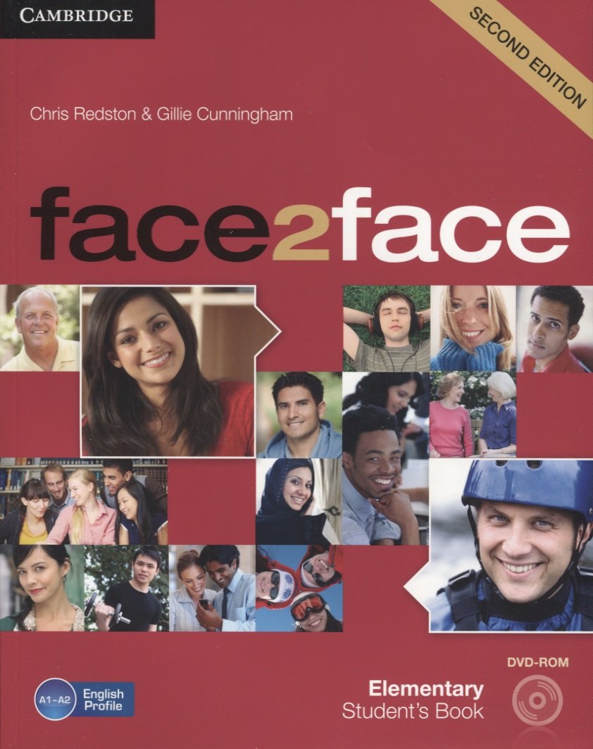 

Face2face Elementary Students Book with DVD-ROM / 2nd Edition