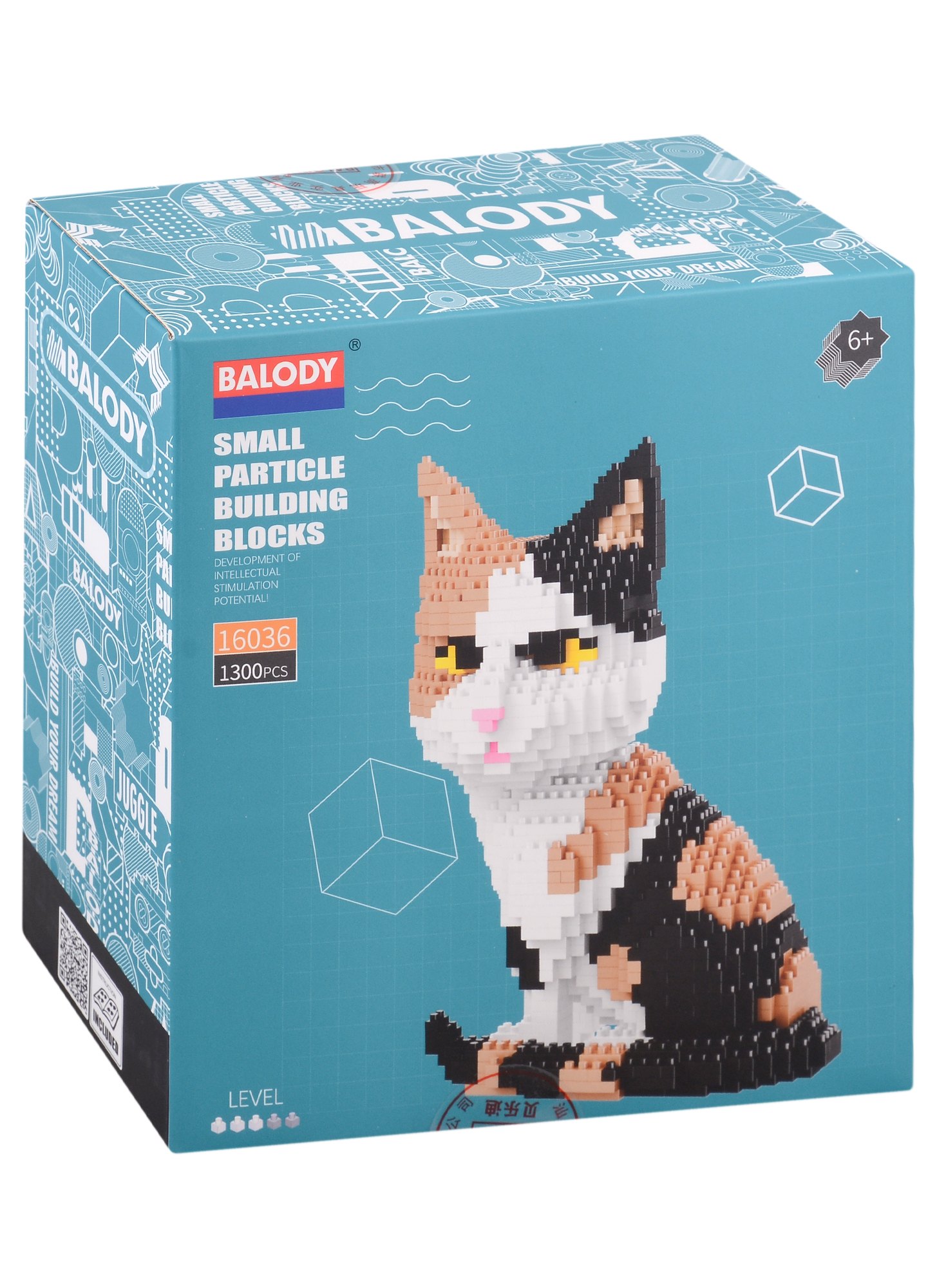 

Конструктор пластиковый Balody "Котик"