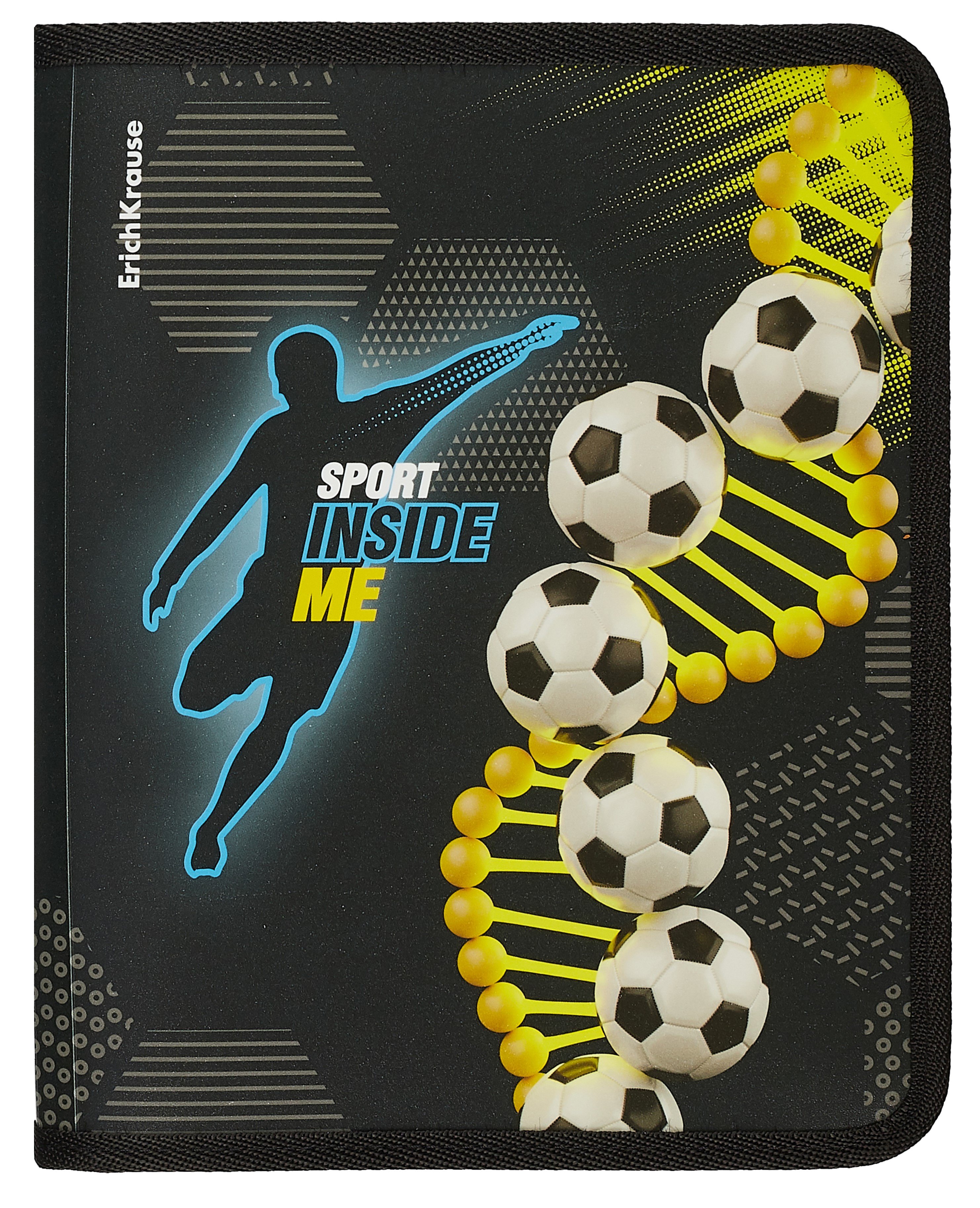 

Папка для тетрадей А5+ "Sport DNA" молния с трех сторон, ErichKrause