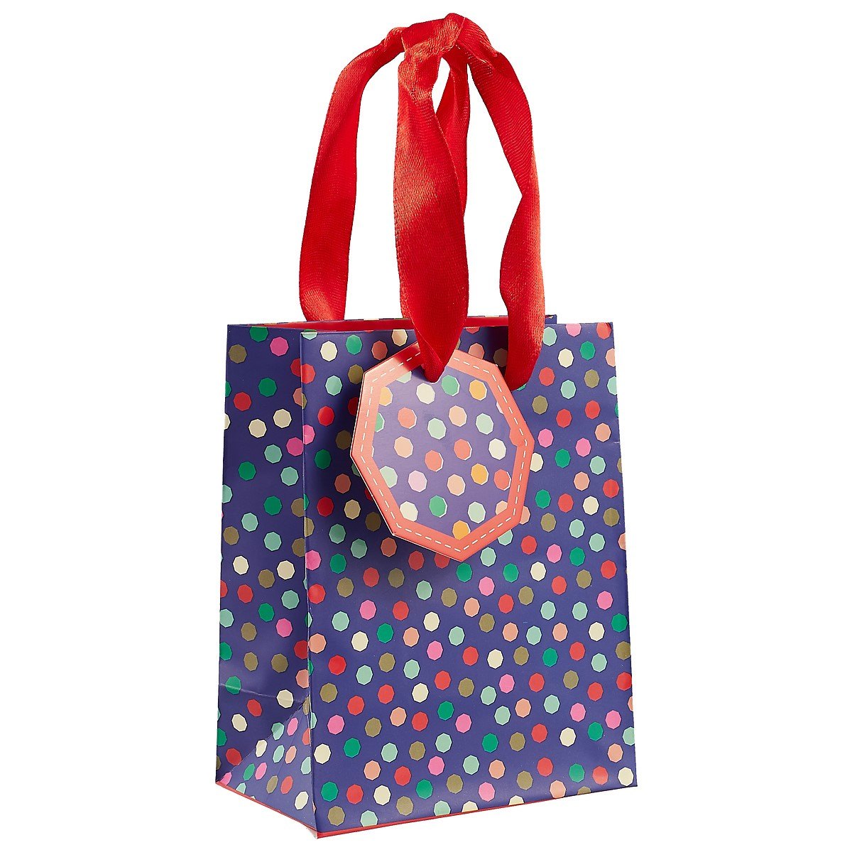 

Подарочный пакет «Colorful dots», А6