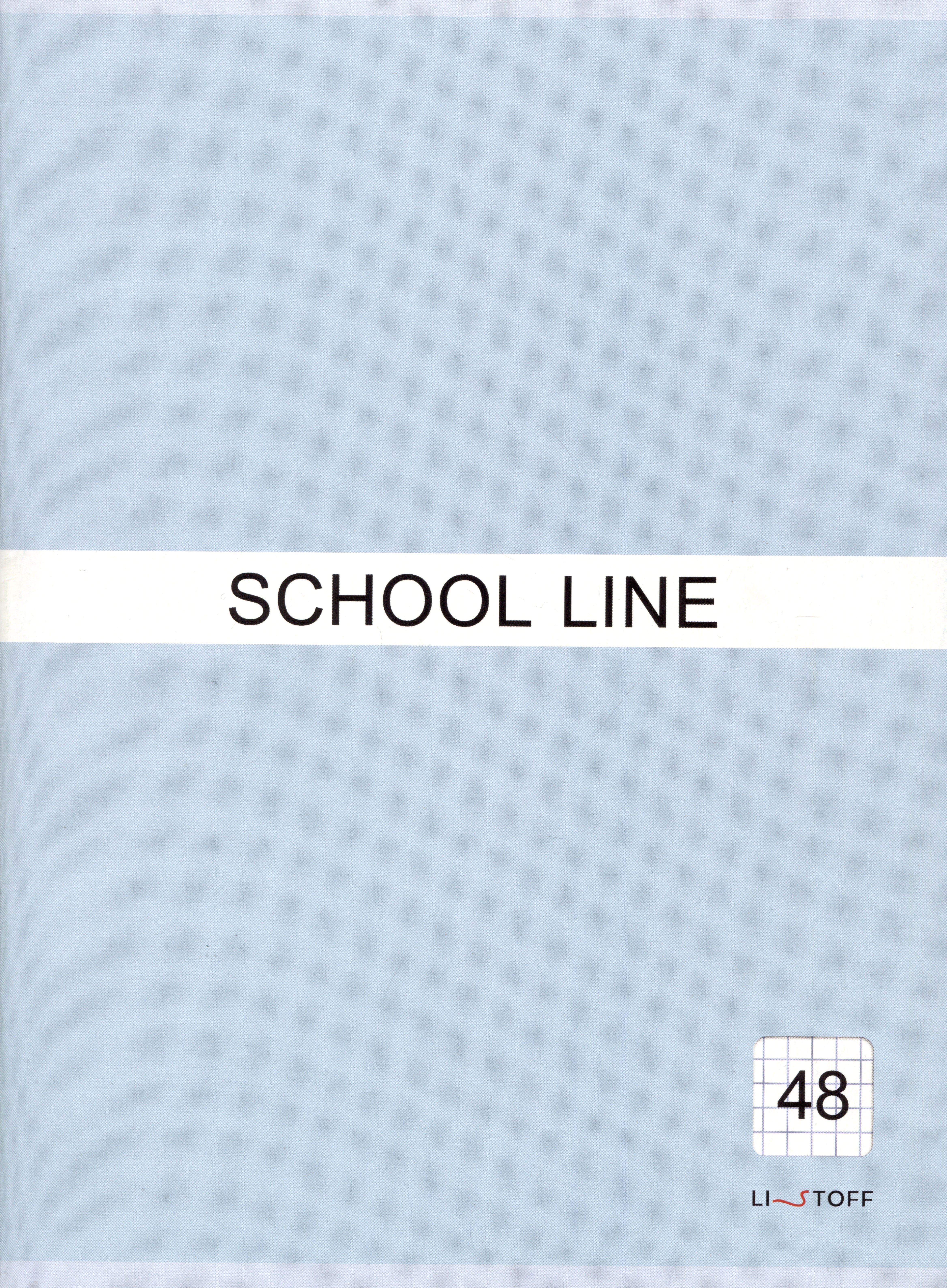 

Тетради в клетку Listoff, "Basic line. Blue", А4, 48 листов