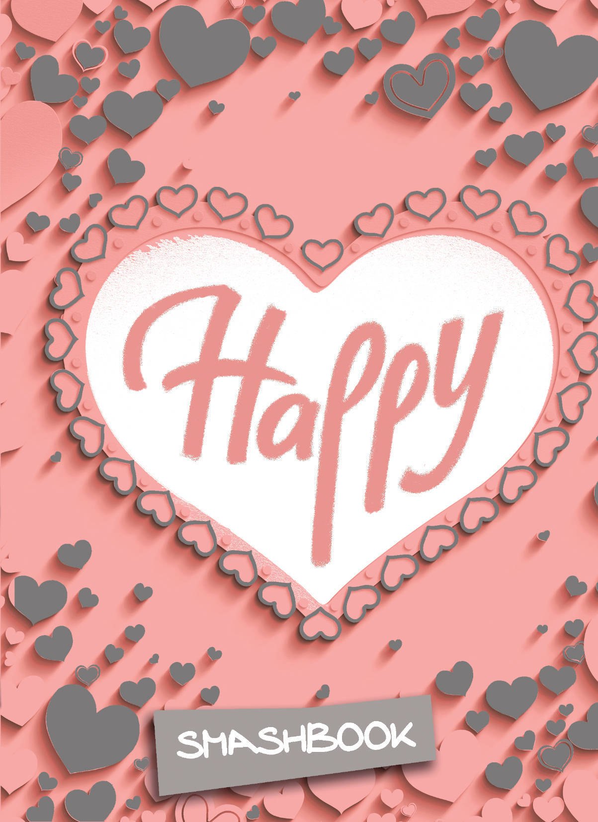 

Смэшбук c наклейками Happy, 80 листов
