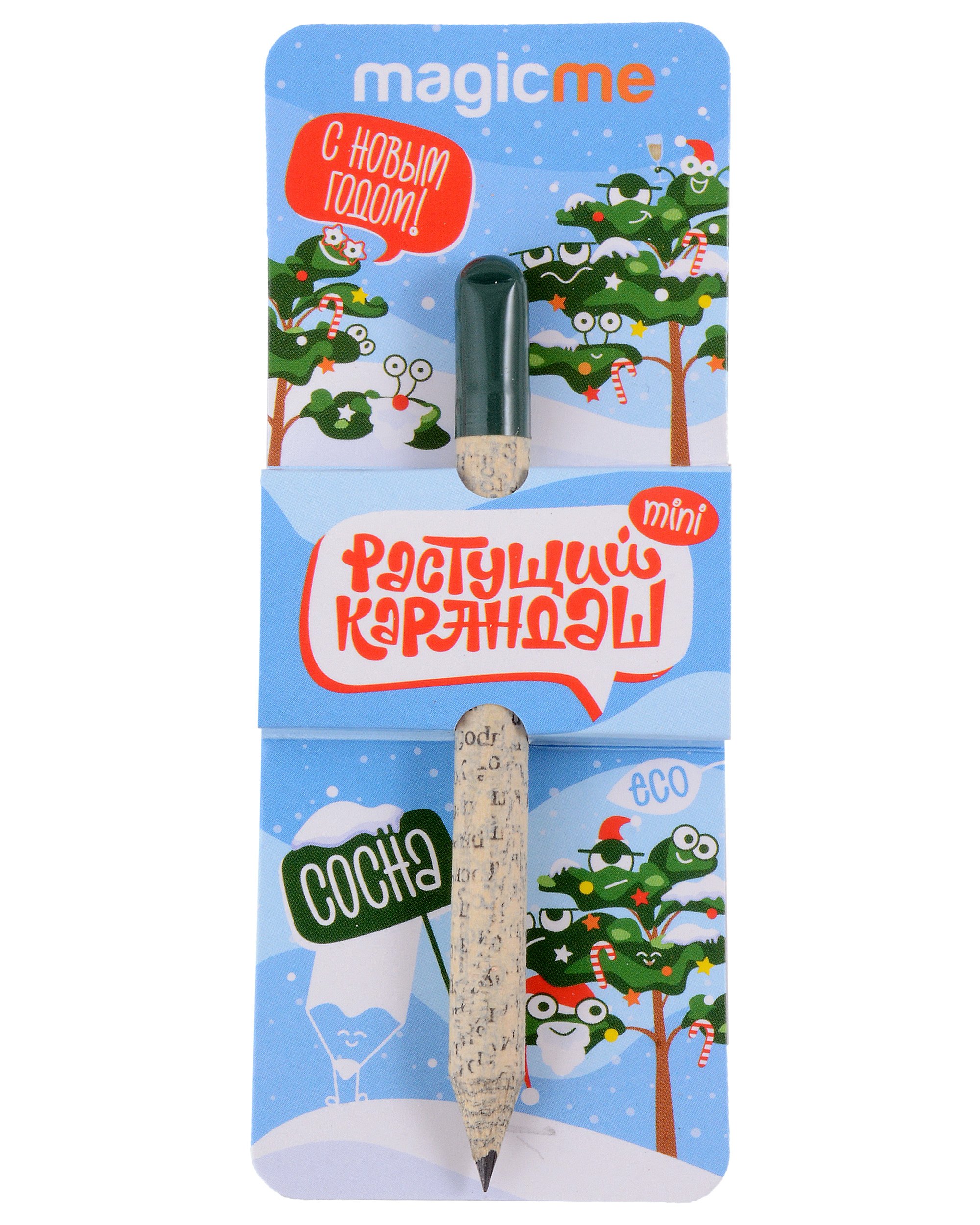 

Растущий карандаш mini Сосна Новогодняя (rkm-03) (8,5 см)