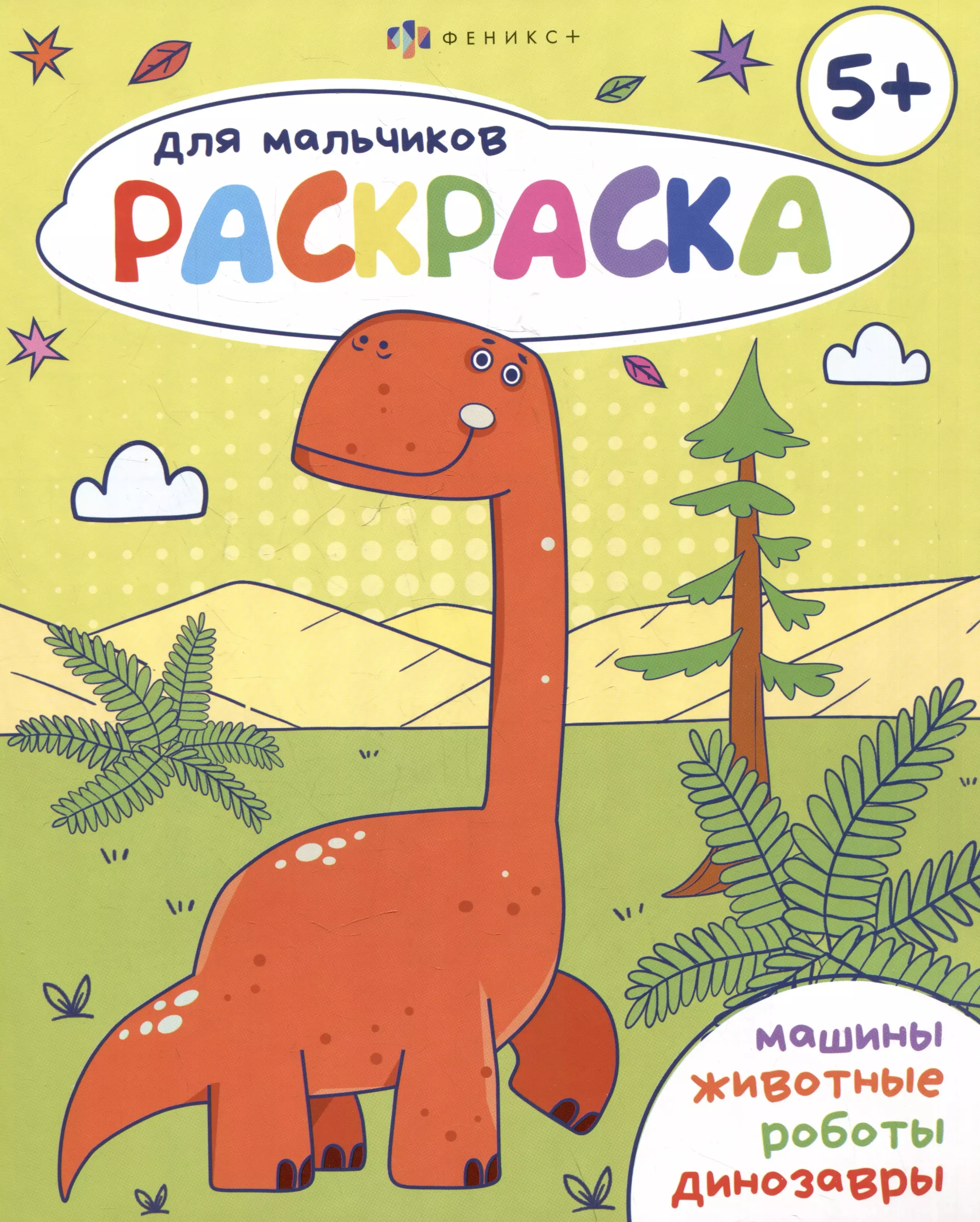 Раскраска для мальчиков 5+