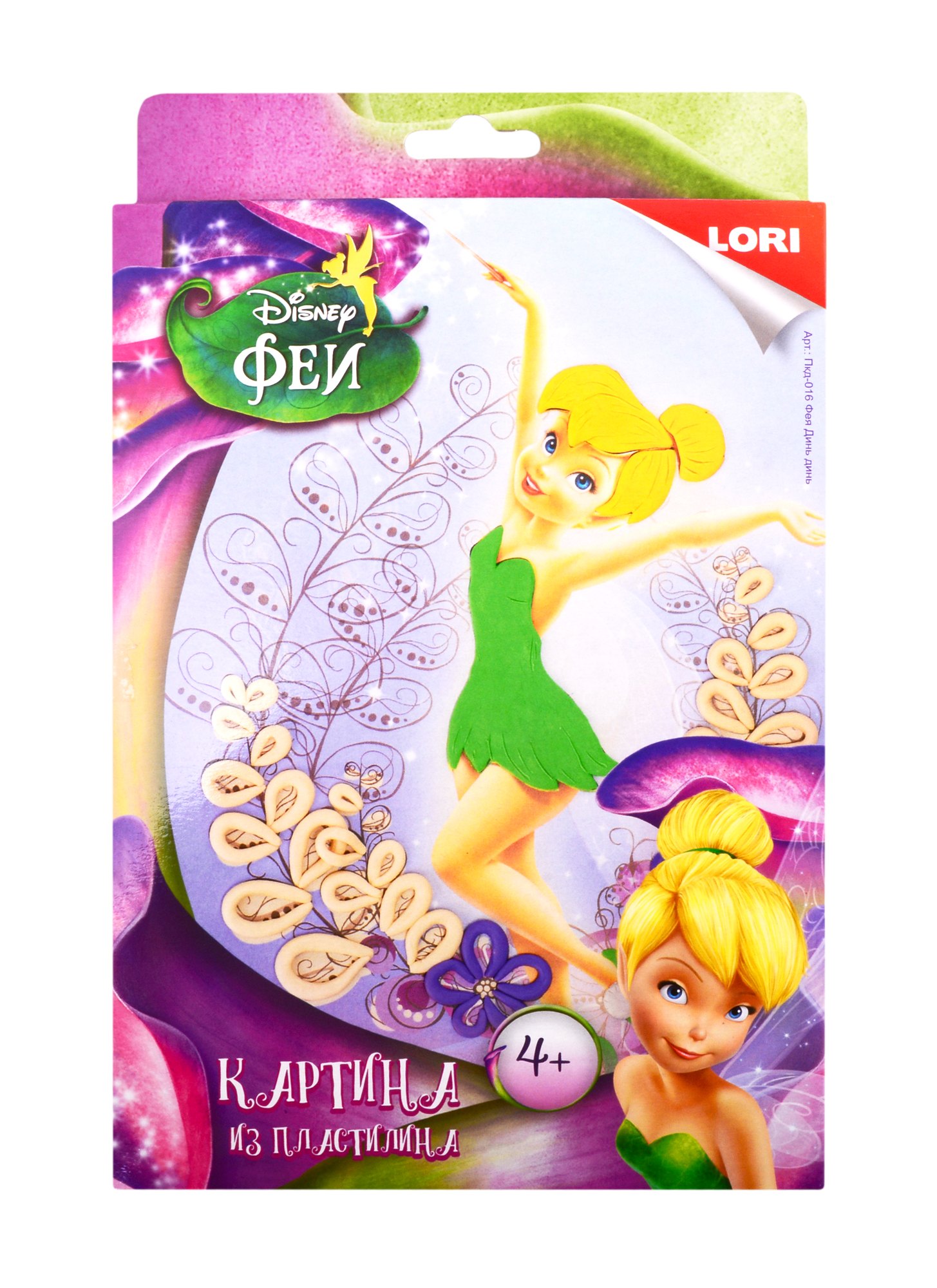 

Набор для творчества LORI Картина из пластилина Disney Фея Динь динь Пкд-016