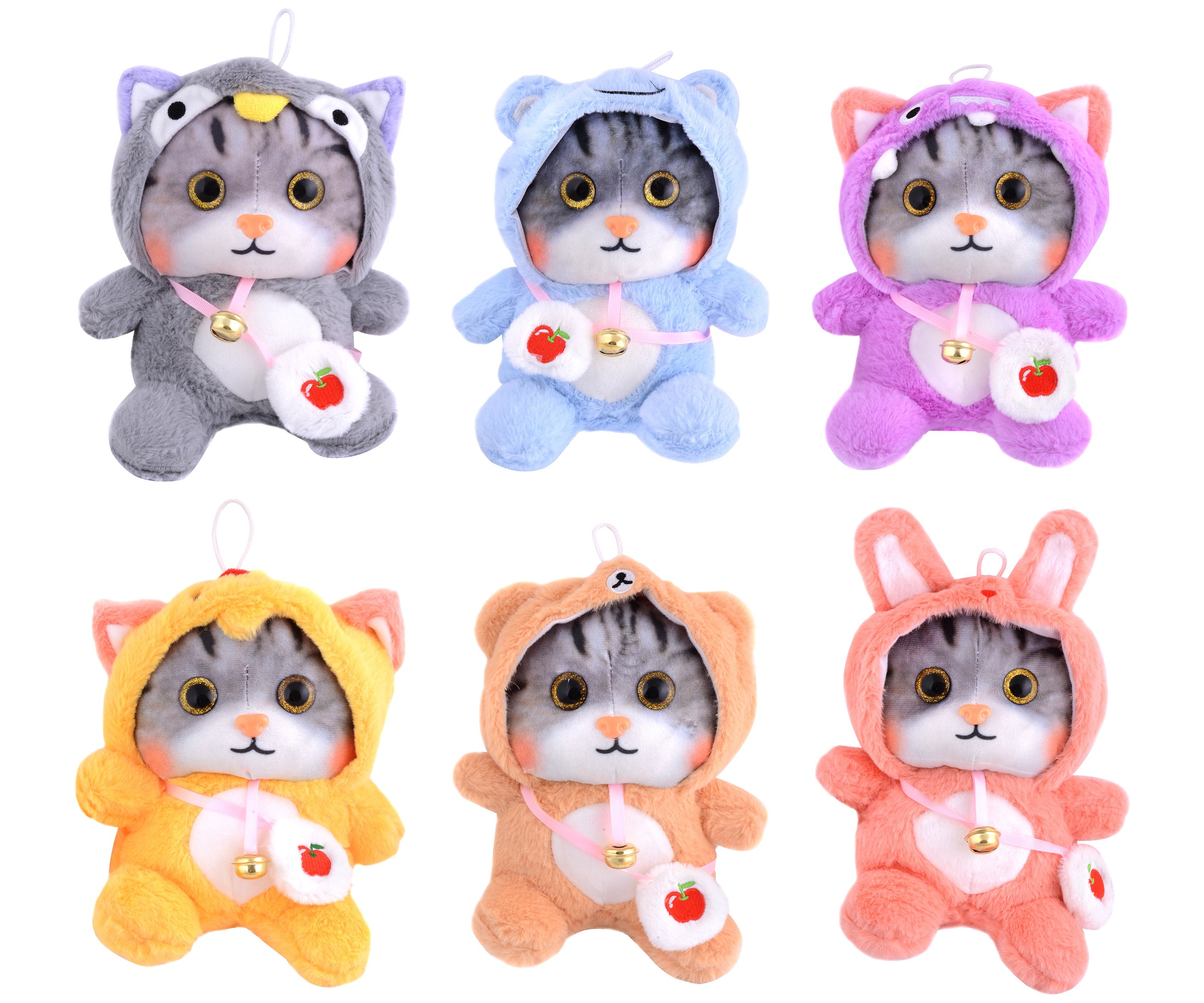 

Мягкая игрушка "Котик", костюм кигуруми, 20 см
