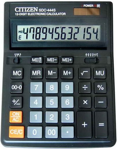 

Калькулятор настольный CITIZEN SDC-444S