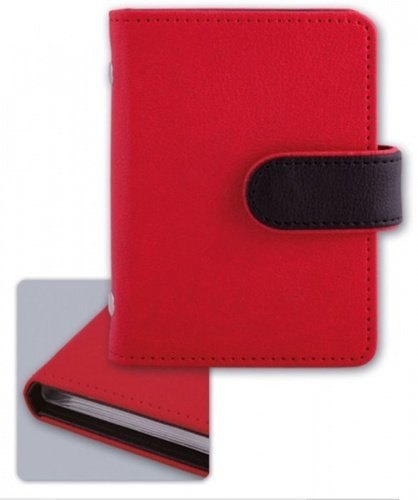 Визитница НАППА КРАСНЫЙНАППА ЧЕРНЫЙ 118см 16 односторонних ПВХ-карманов 45953 391₽