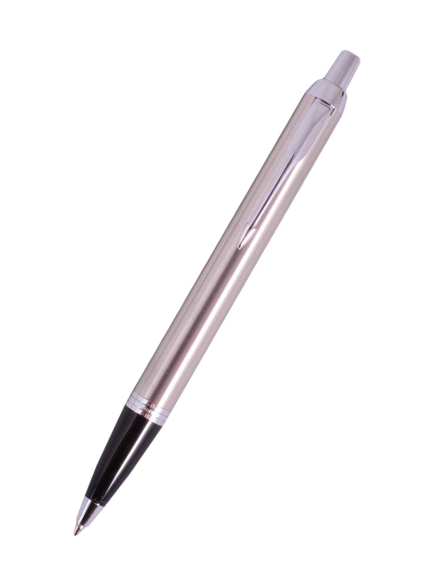 

Ручка шариковая Parker, IM Essential Stainless Steel CT, подарочная синяя