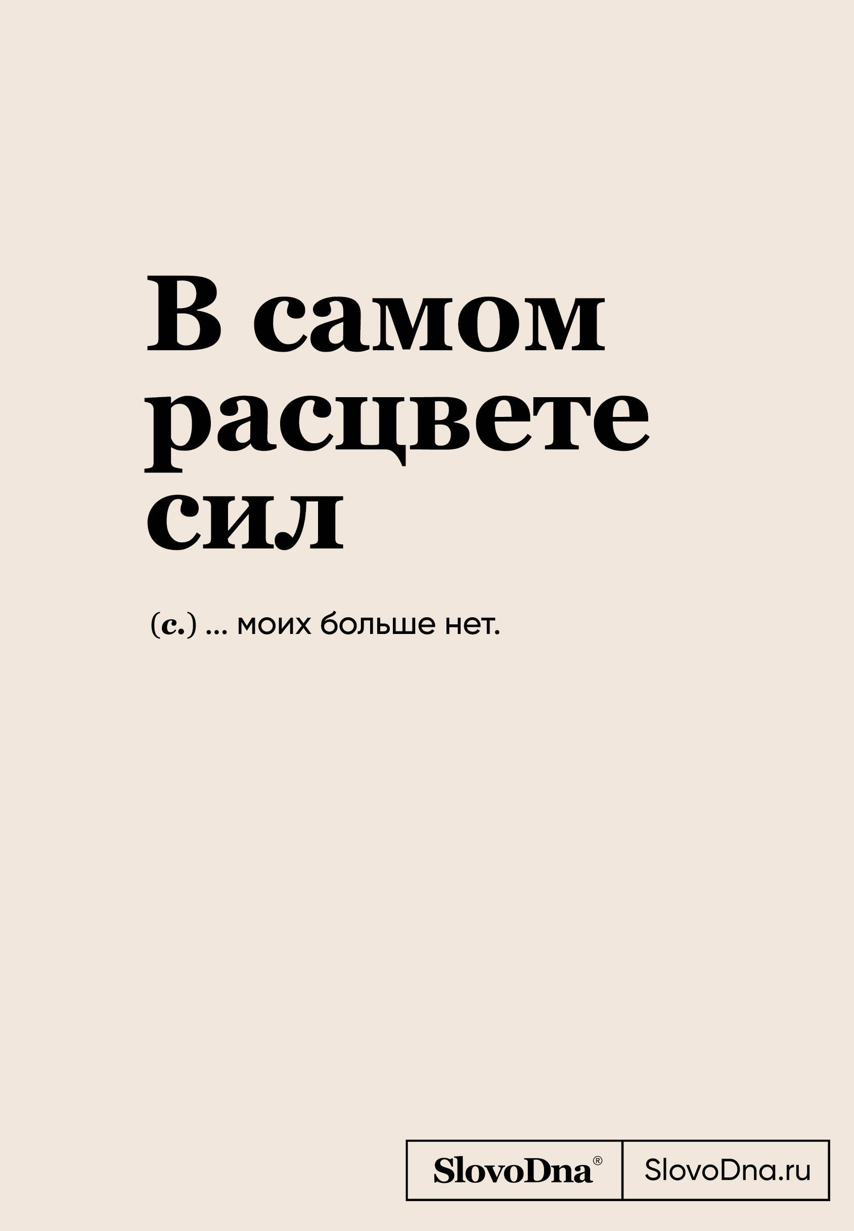 

Книга для записей А5 64л "SlovoDna. В самом расцвете сил" с контентом