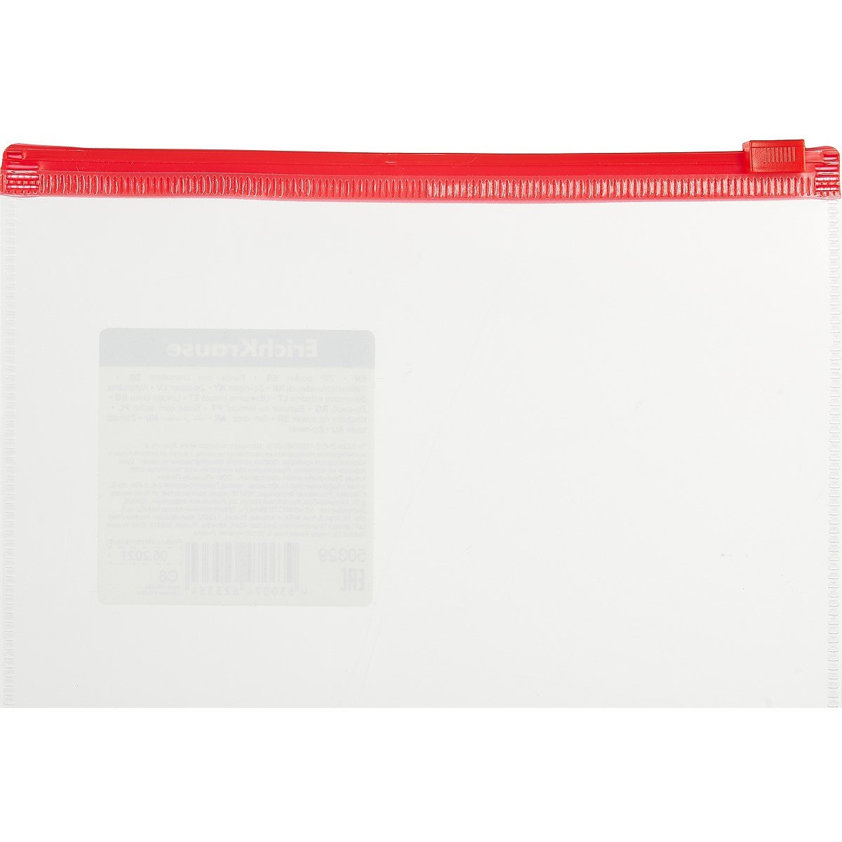 

Папка на молнии "Fizzy Clear", C6