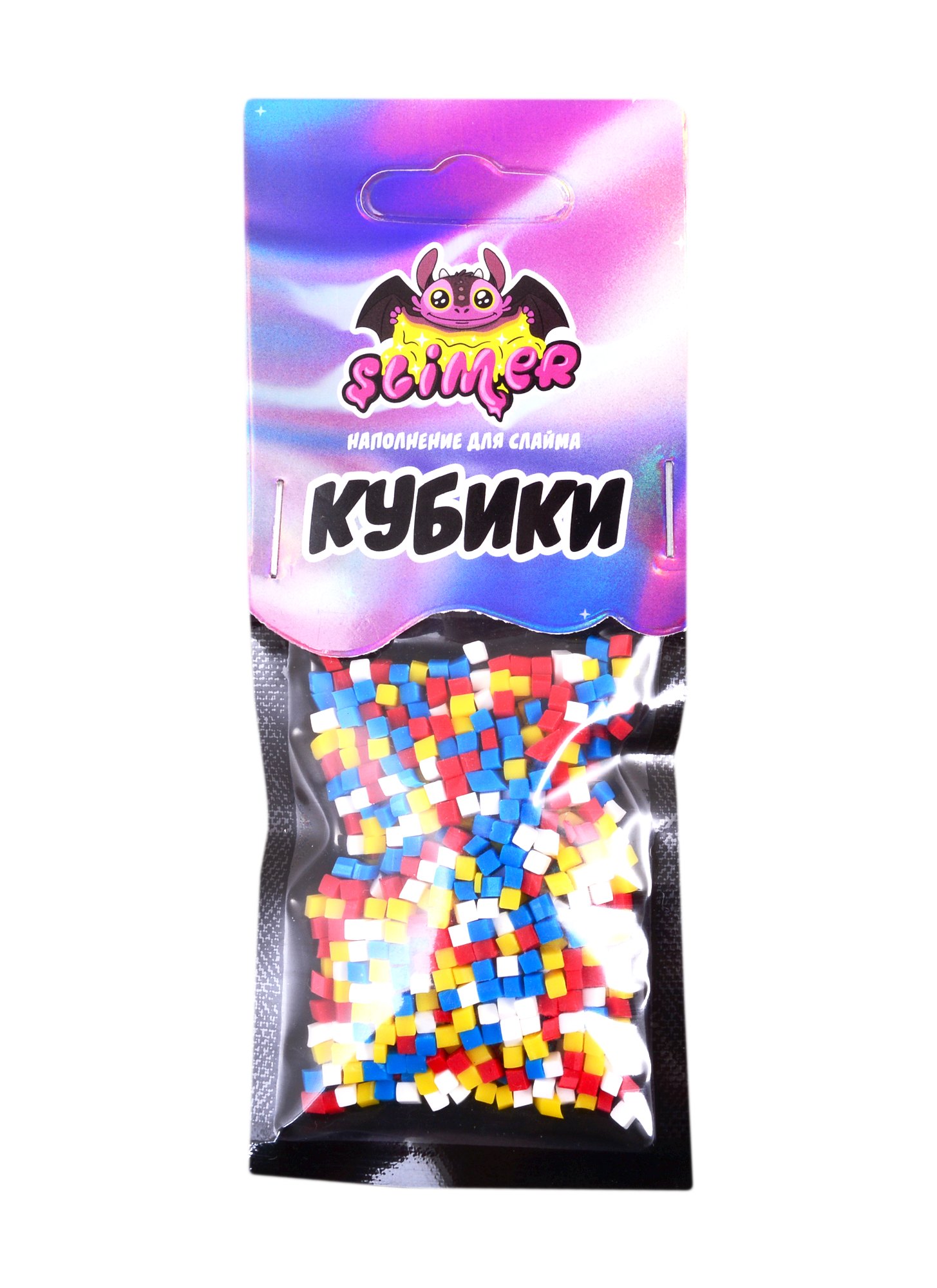 

Наполнение для слайма Кубики ТМ Slimer, пластик