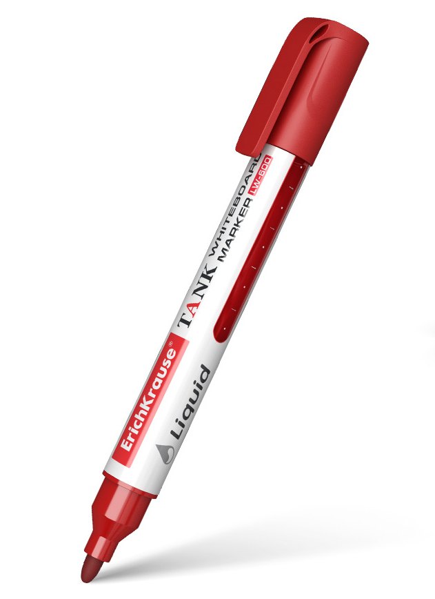 

Маркер для досок Erich Krause, Liquid LW-600, красный