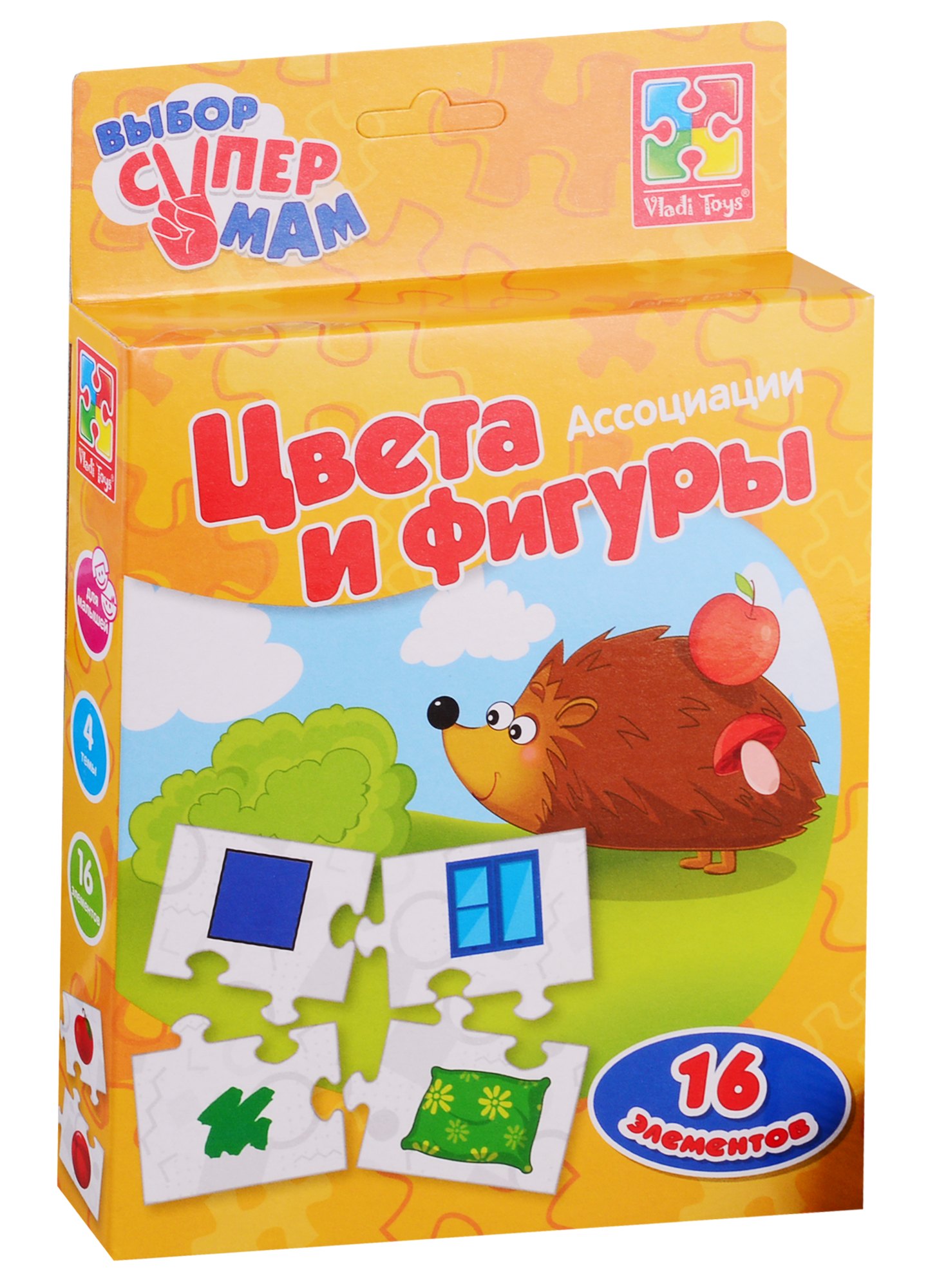 

Игра Vladi Toys Ассоциации Цвета и фигуры