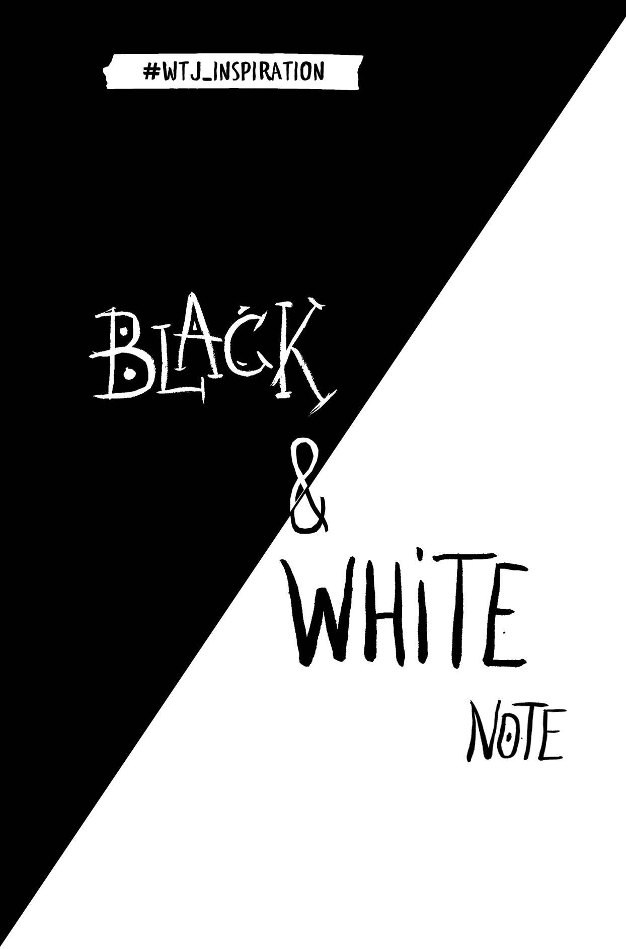 

Стильный блокнот с черными и белоснежными страницами Black&White Note, 96 листов