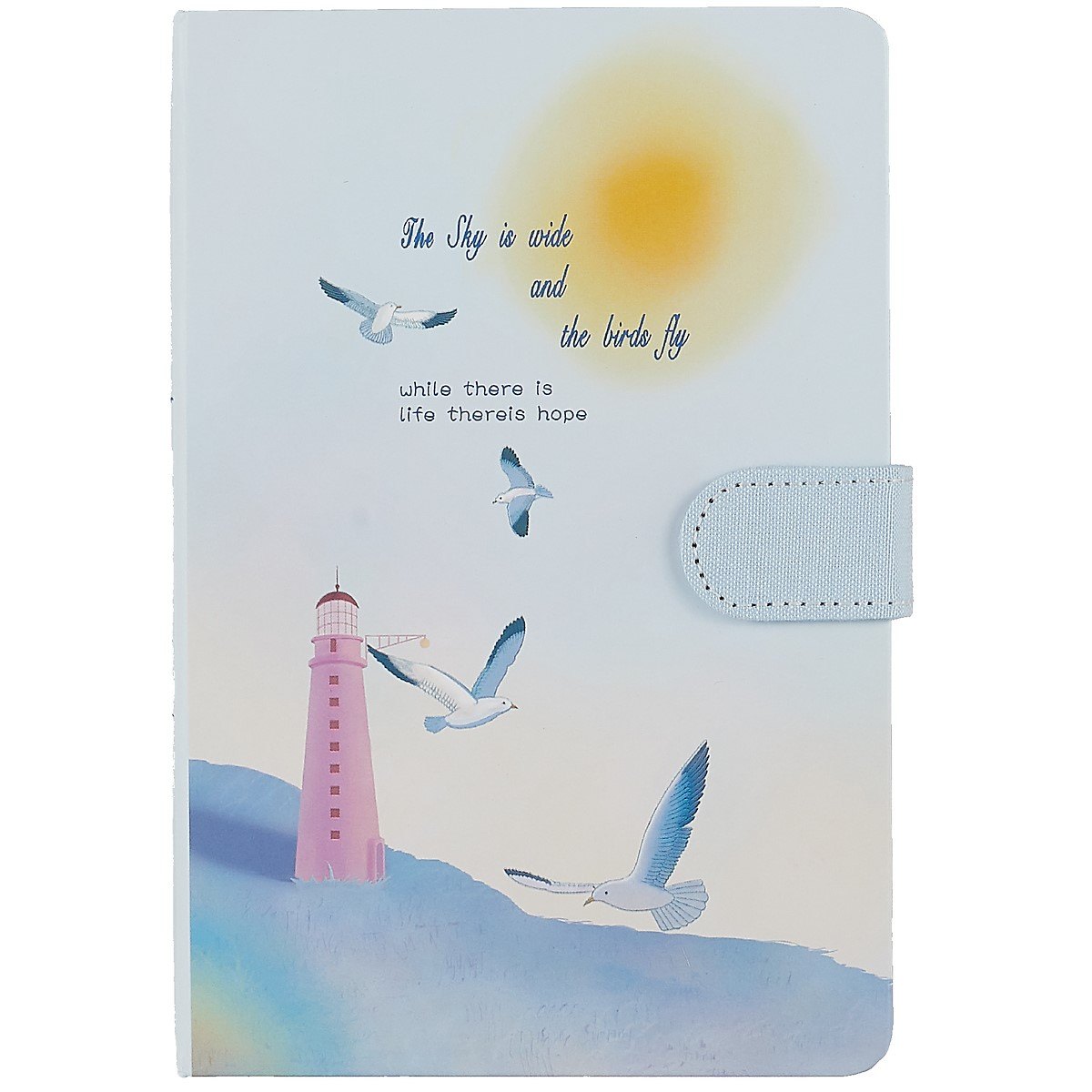 

Блокнот с магнитной застежкой Небо и чайки Sky is wide (224стр) (13х19)