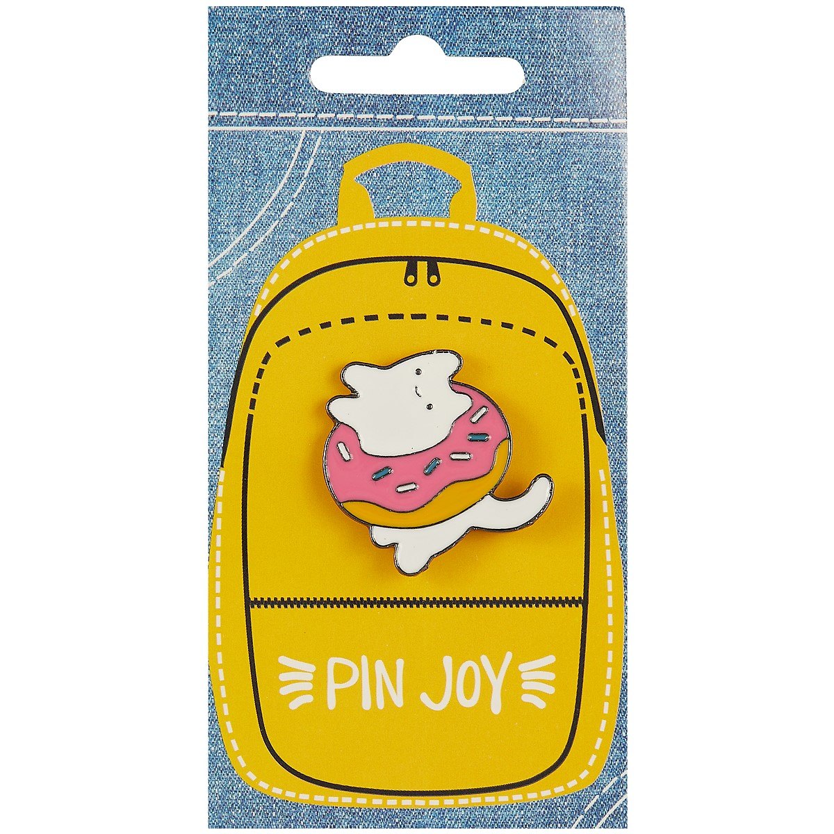 

Значок Pin Joy Котик-пончик (металл) (12-08599-001)