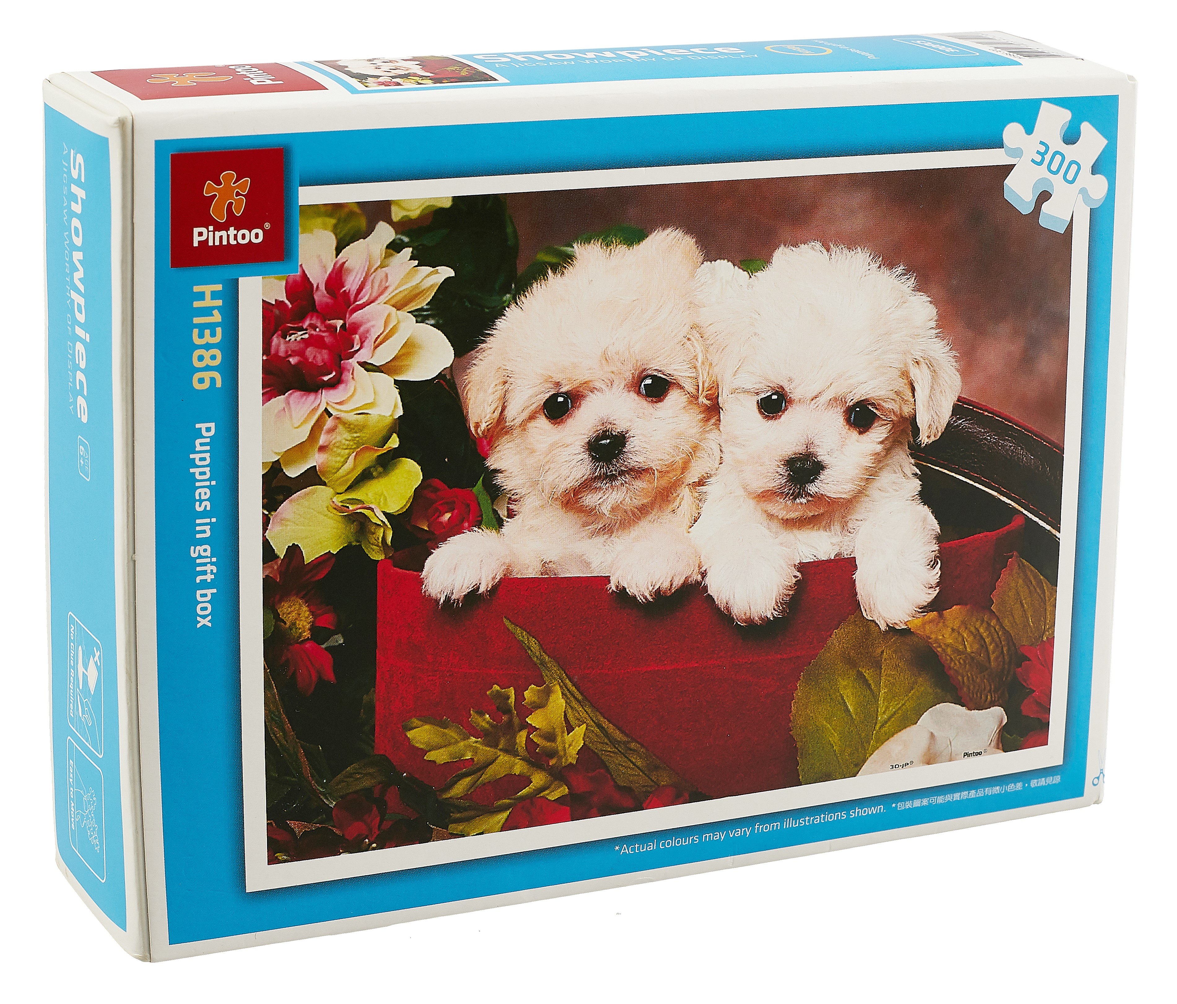 

Пазл. Два щенка. 300 элементов. . -Тайвань: Pintoo, Н1386 426657