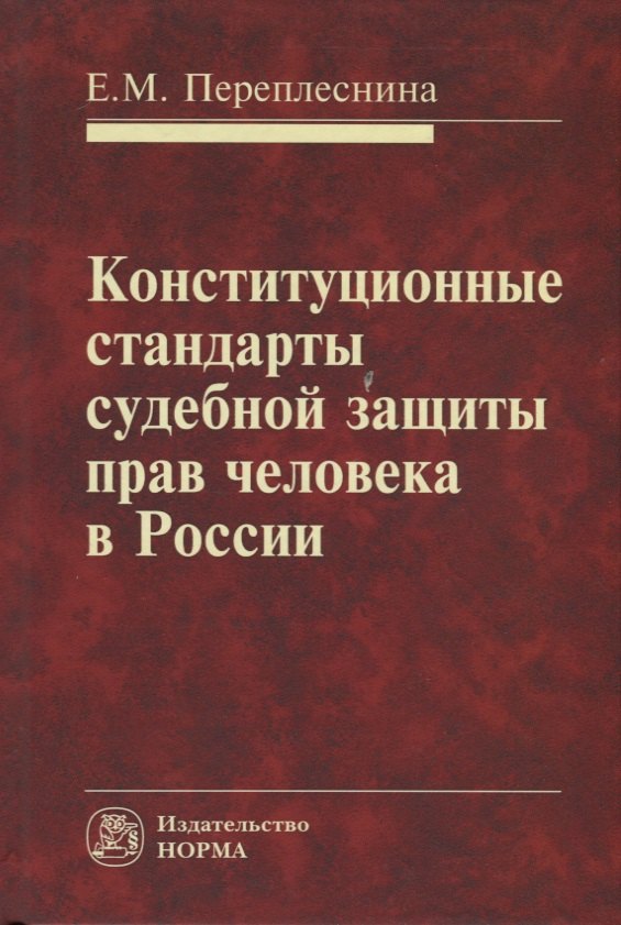 

Конституционные стандарты судебной защиты прав человека в России