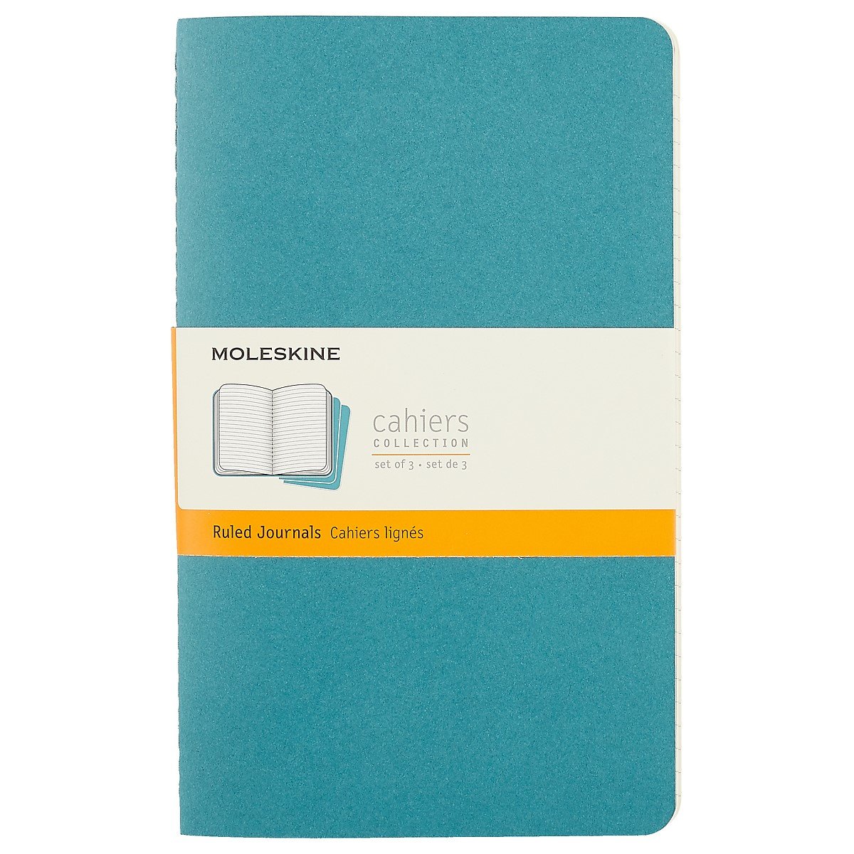 

Записная книжка Moleskin Cahier Journal Large, 3 шт, голубой, 40 листов, А5