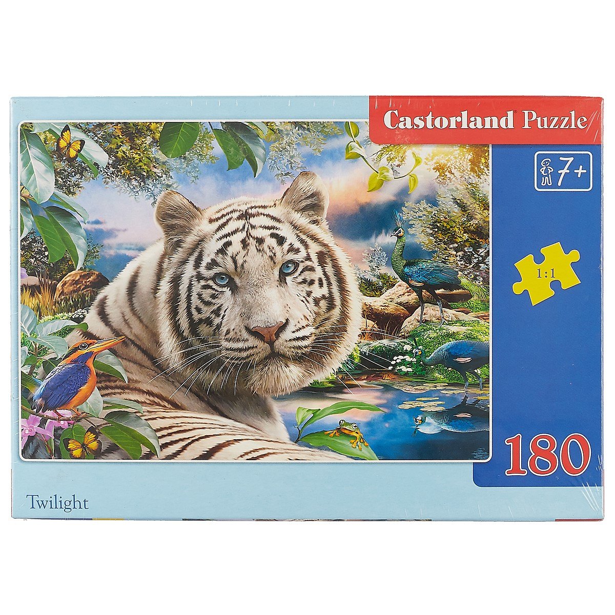 

Пазл Castorland Белый тигр 180эл. В-018192