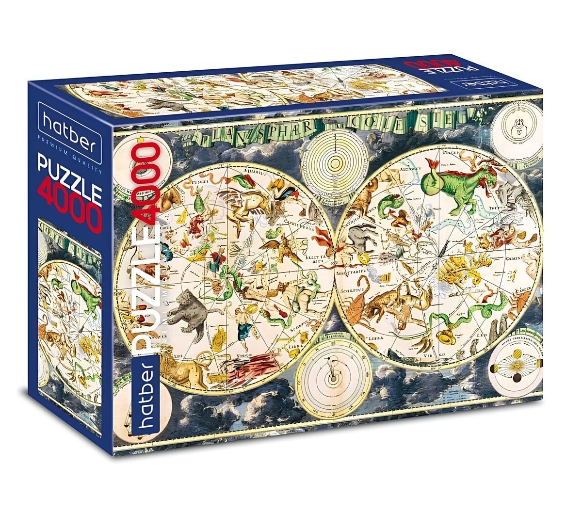 

Пазл Premium "Старинная карта созвездий", 4000 элементов