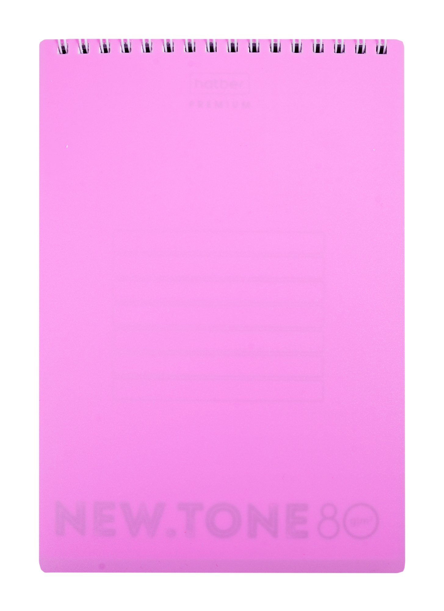 

Блокнот А5 80л кл. "NEWtone PASTEL ПИОН" офсет 80г/м2, пласт.обл., гребень