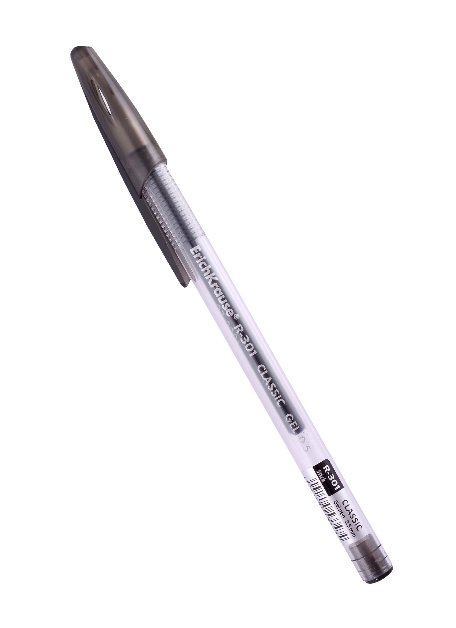 

Ручка гелевая Erich Krause, R-301 Classic Gel Stick, черная 0,5 мм