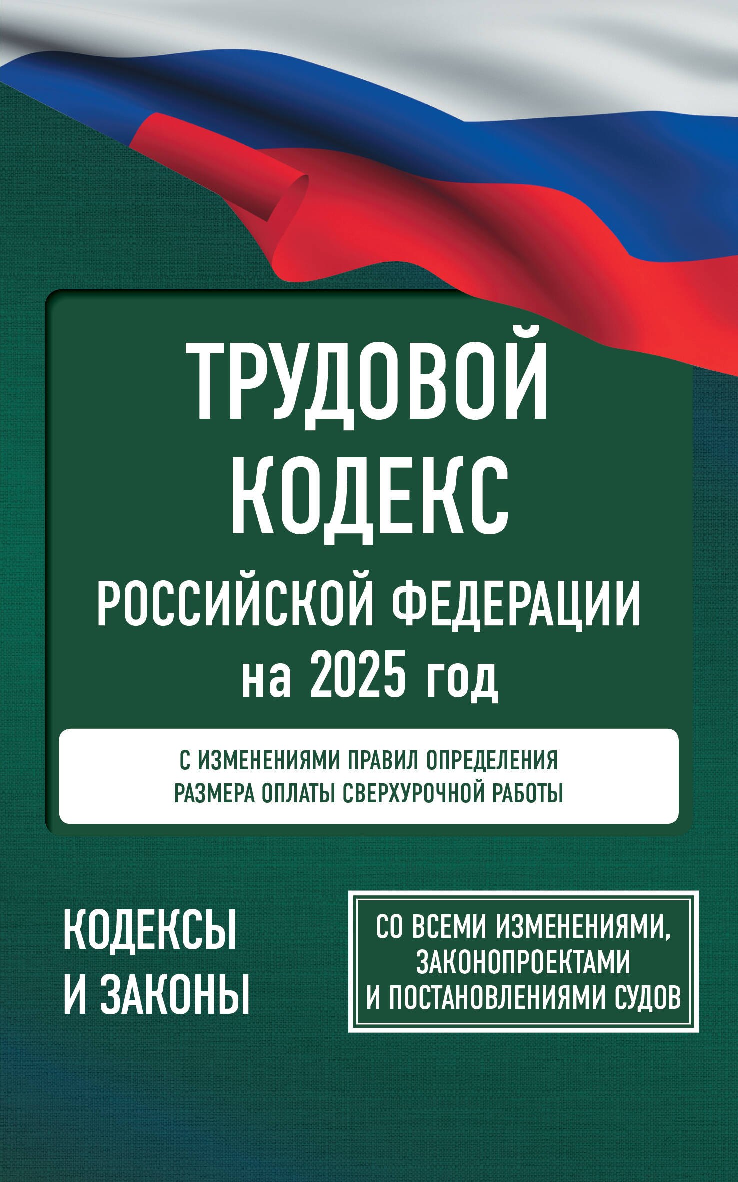 

Трудовой кодекс Российской Федерации на 2025 год. Со всеми изменениями, законопроектами и постановлениями судов