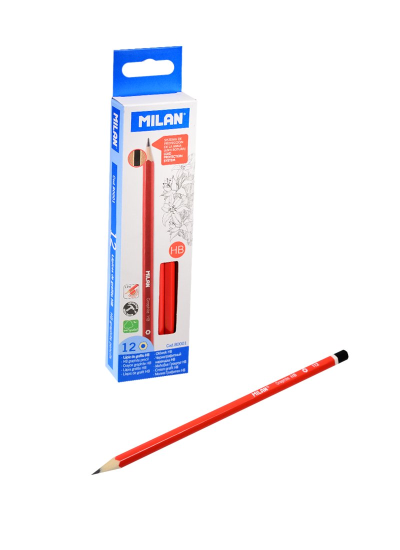Карандаш Milan чернографитный HB 47₽