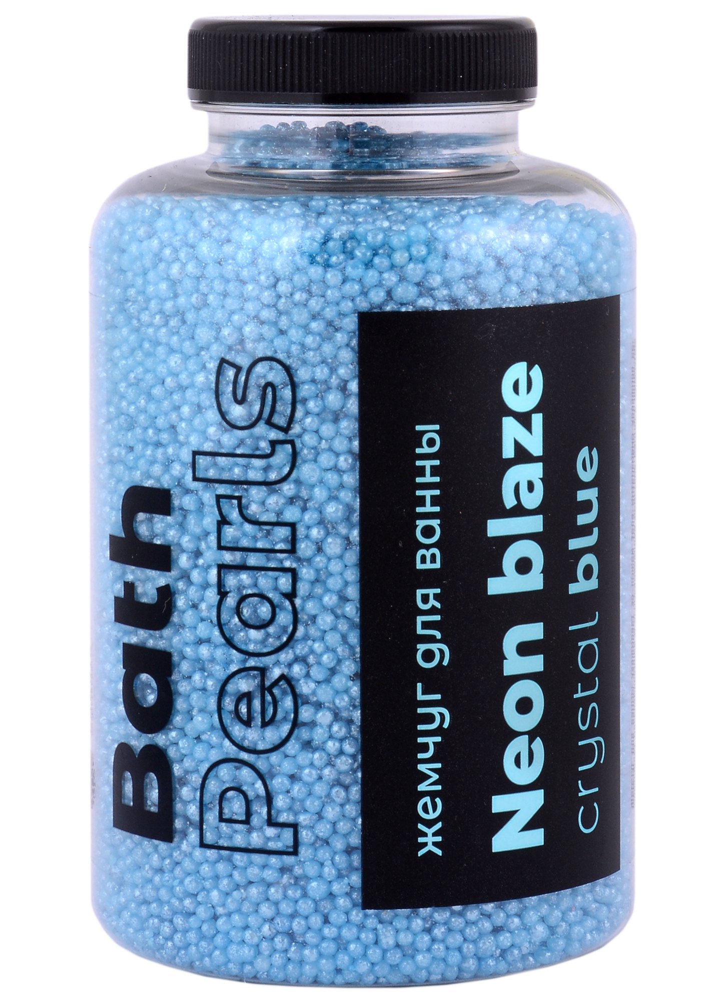 

Жемчуг для ванны в баночке с шиммером Neon blaze Crystal blue (320 г)