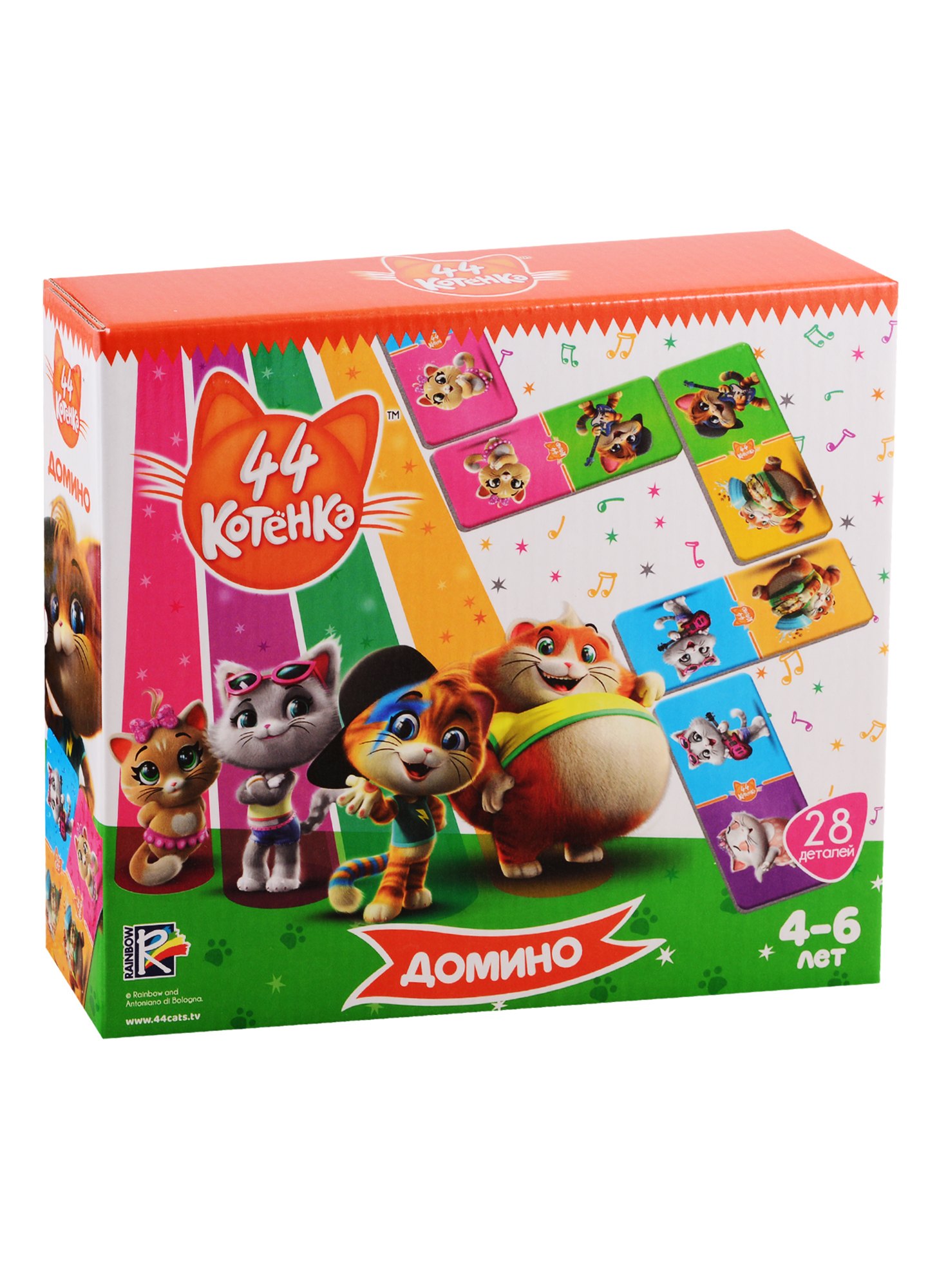 

Игра настольная Vladi Toys 44 Котенка Домино