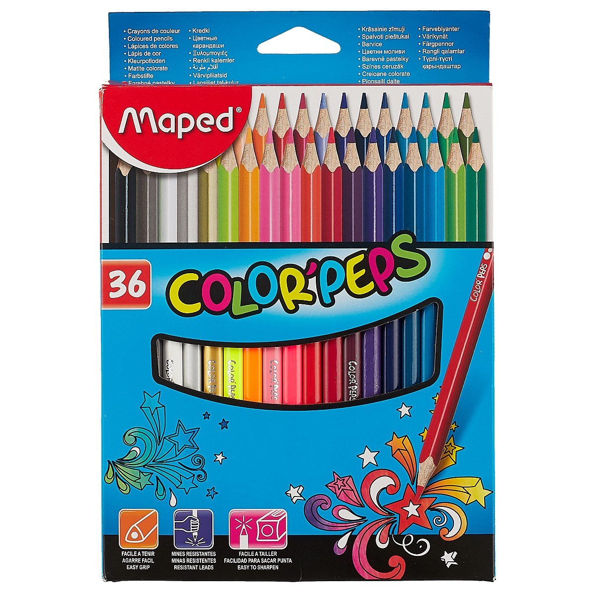

Карандаши цветные Maped, Color Peps, 36 цветов